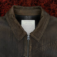 Undercover AW10 GIRA Distressed Leather Rider Jacket