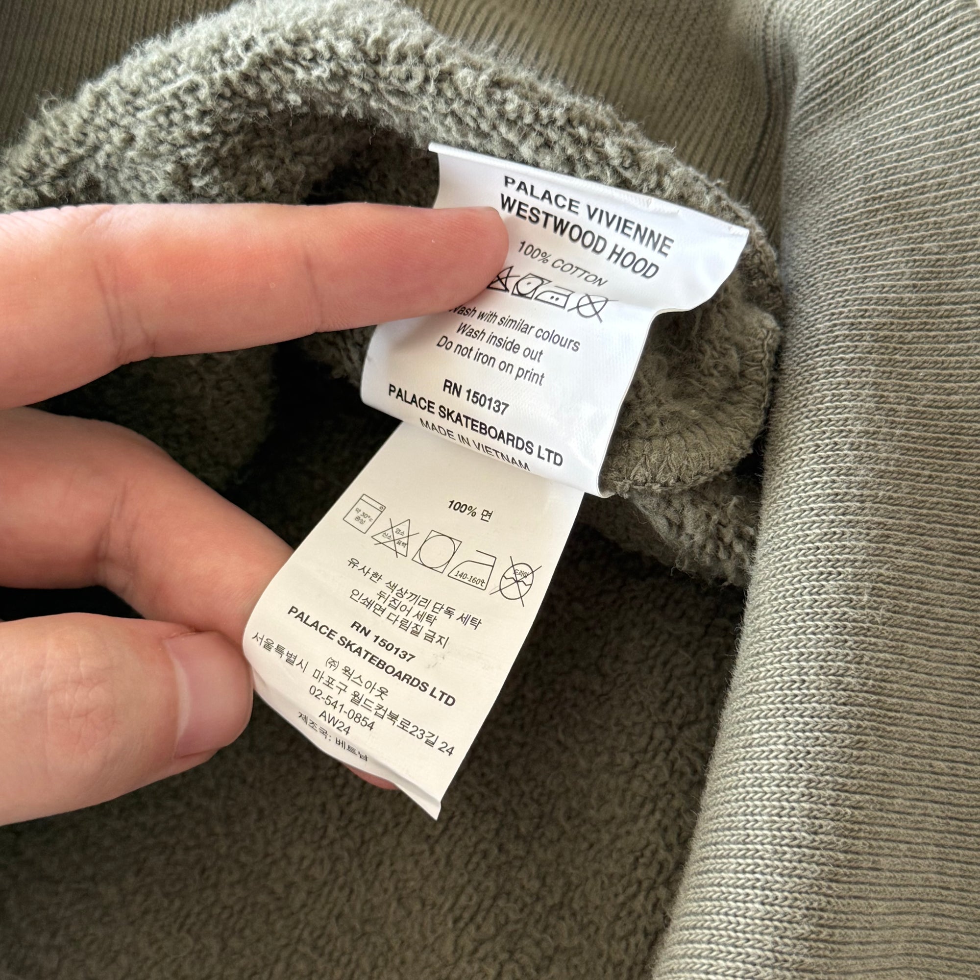 Palace x Vivienne Westwood FW24 Logo Hoodie