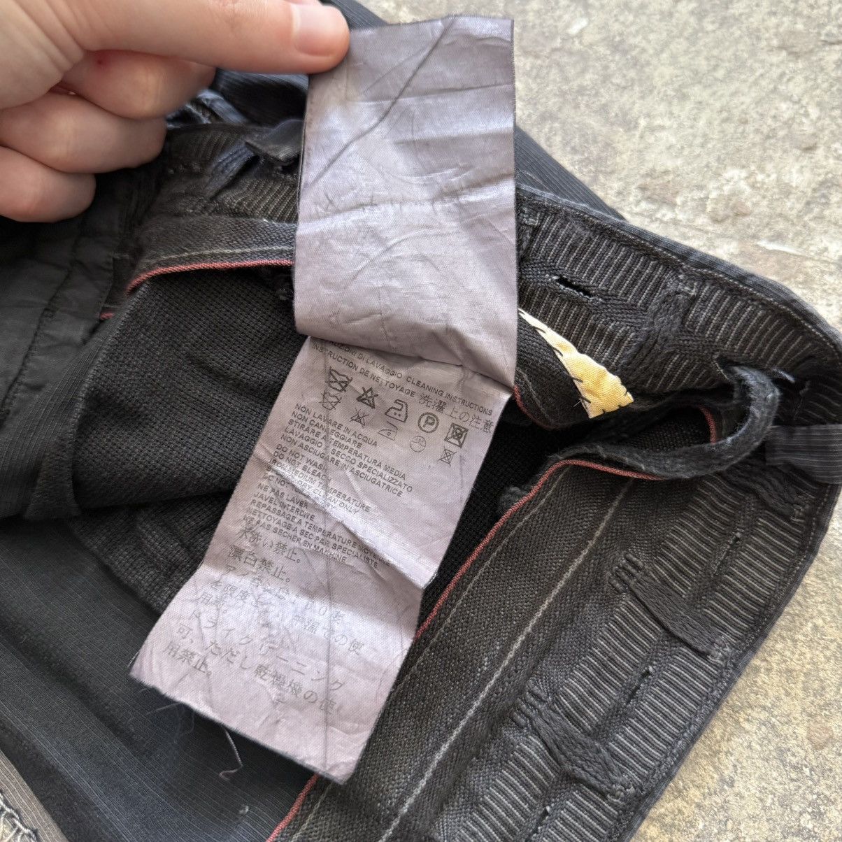 Carol Christian Poell Object Dyed Meltlock Trousers (PM/2671OD CORD PTC/10)