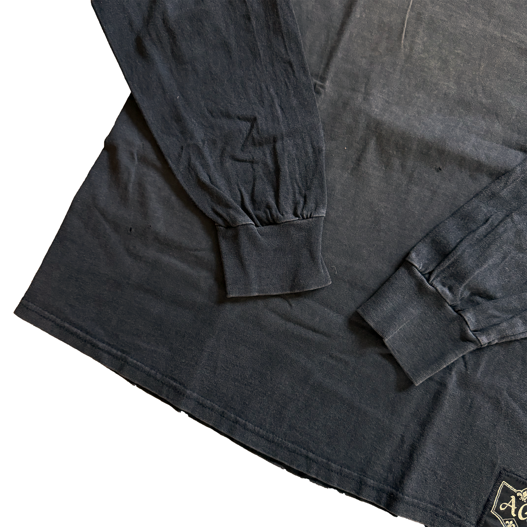 A&G Rock N Roll Couture 1999 Fleur Fe Lis Logo LS Tee