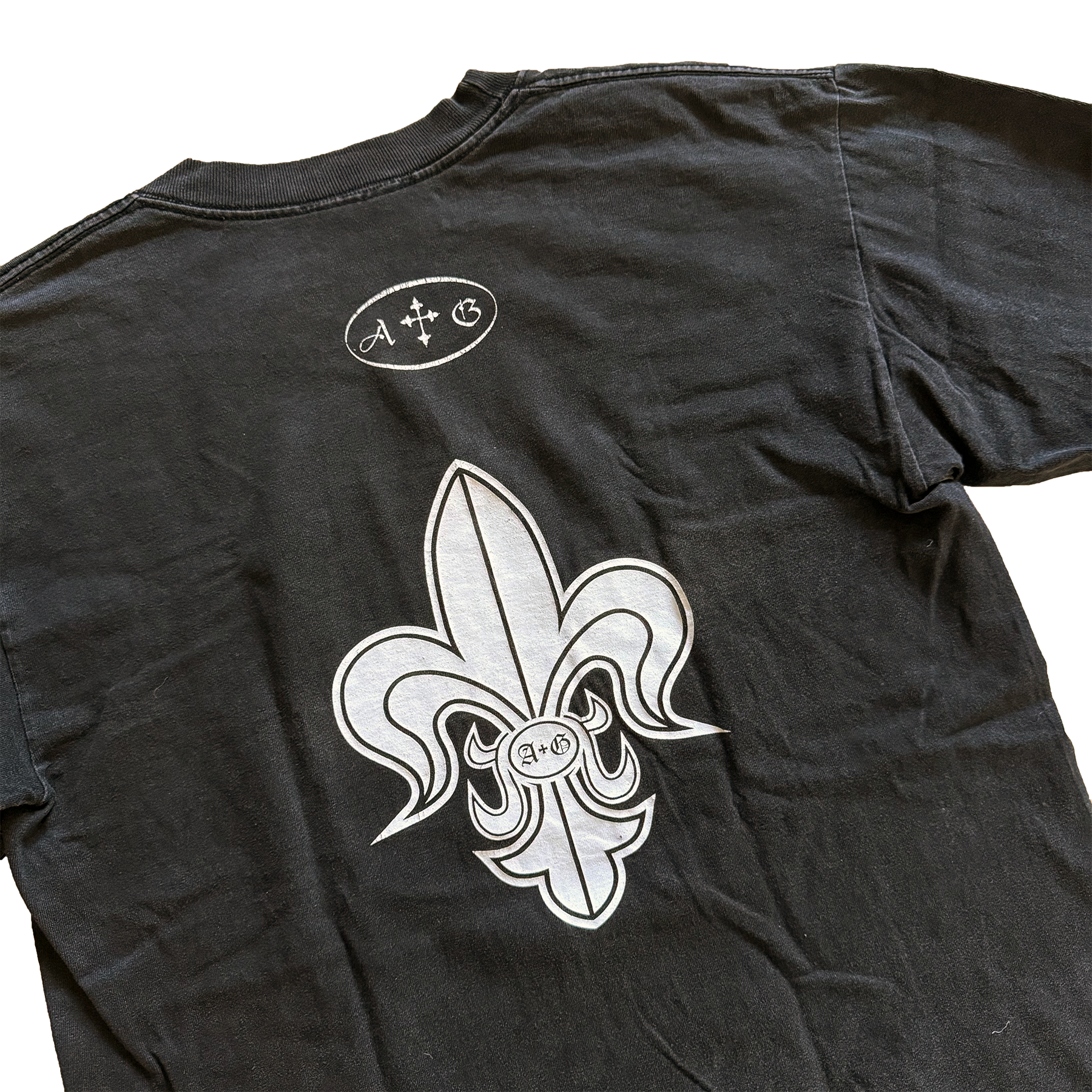 A&G Rock N Roll Couture 1999 Fleur Fe Lis Logo LS Tee