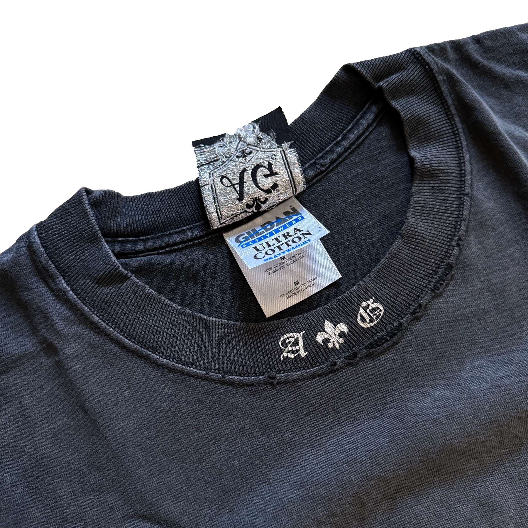 A&G Rock N Roll Couture 1999 Fleur Fe Lis Logo LS Tee