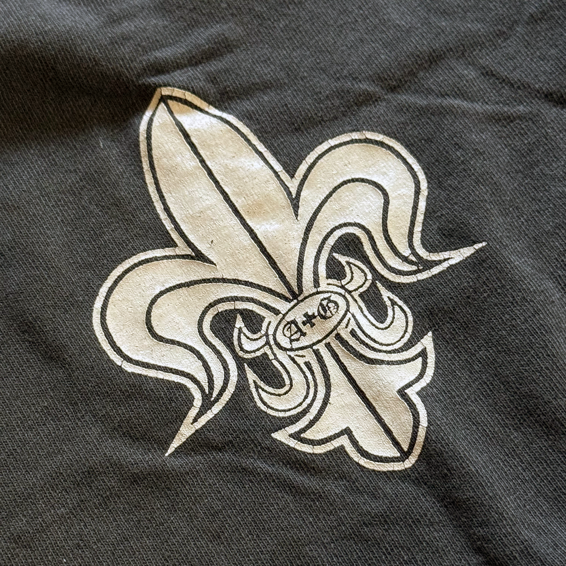 A&G Rock N Roll Couture 1999 Fleur Fe Lis Logo LS Tee