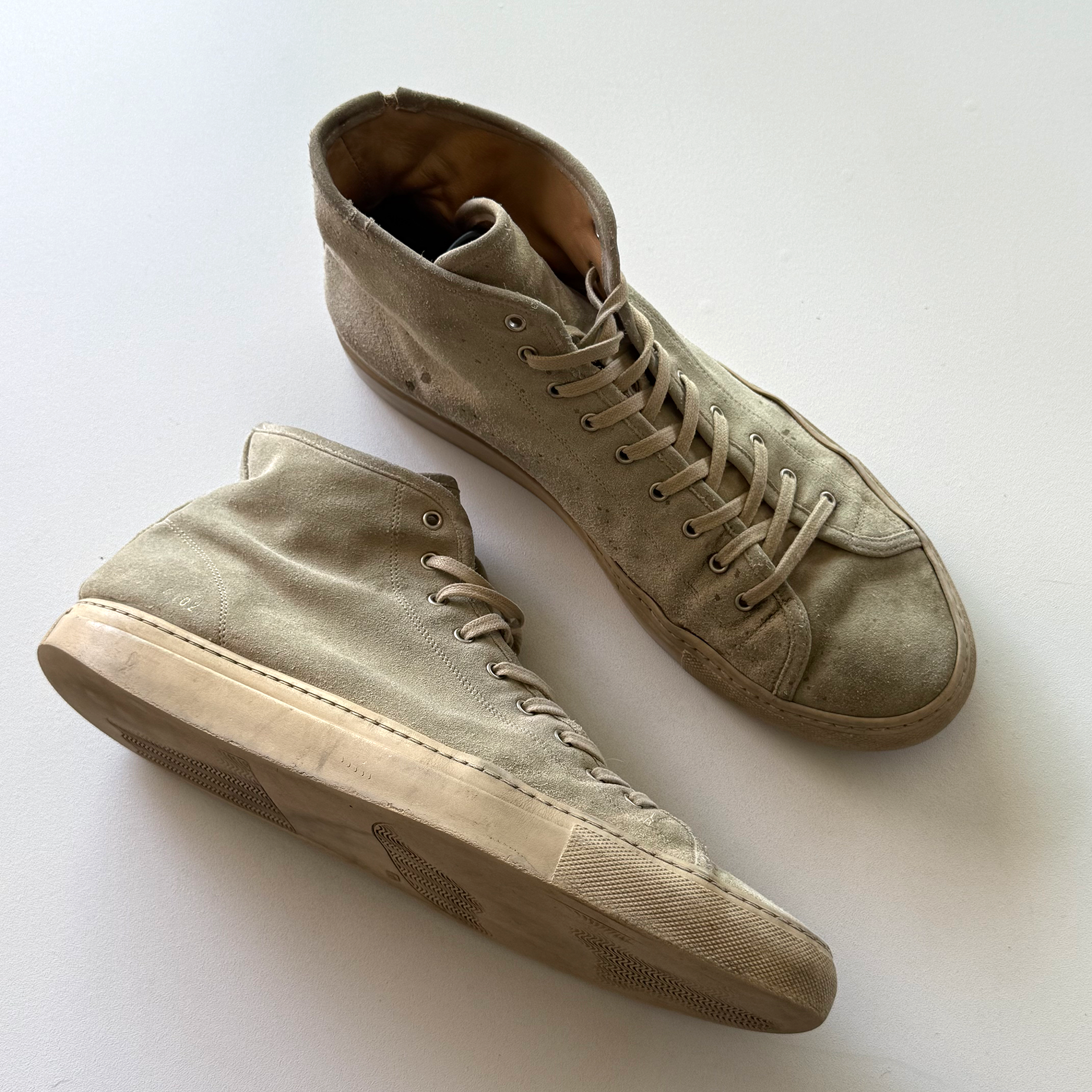 Common Projects Original Achilles High Suede Sneakers (EU 42)