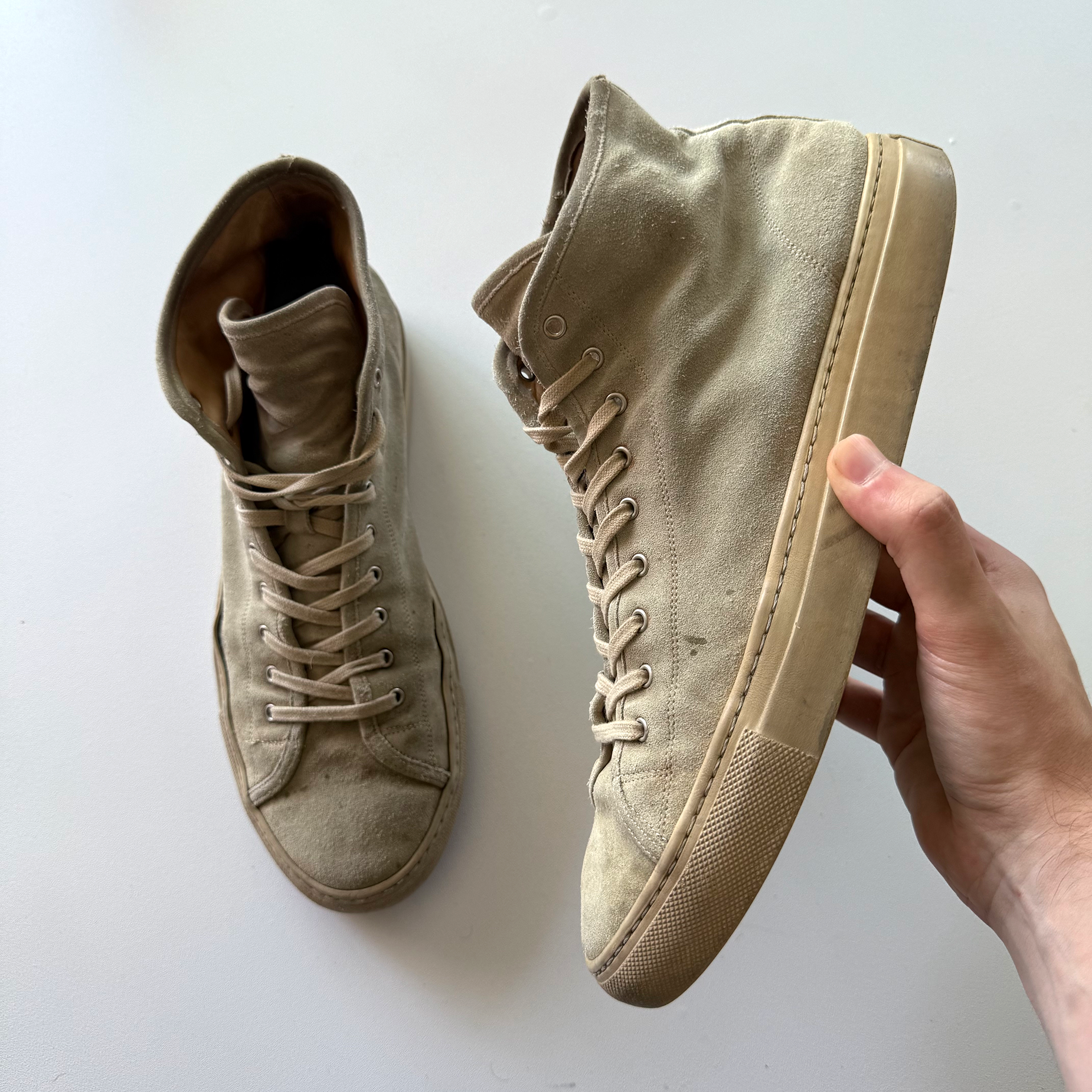 Common Projects Original Achilles High Suede Sneakers (EU 42)