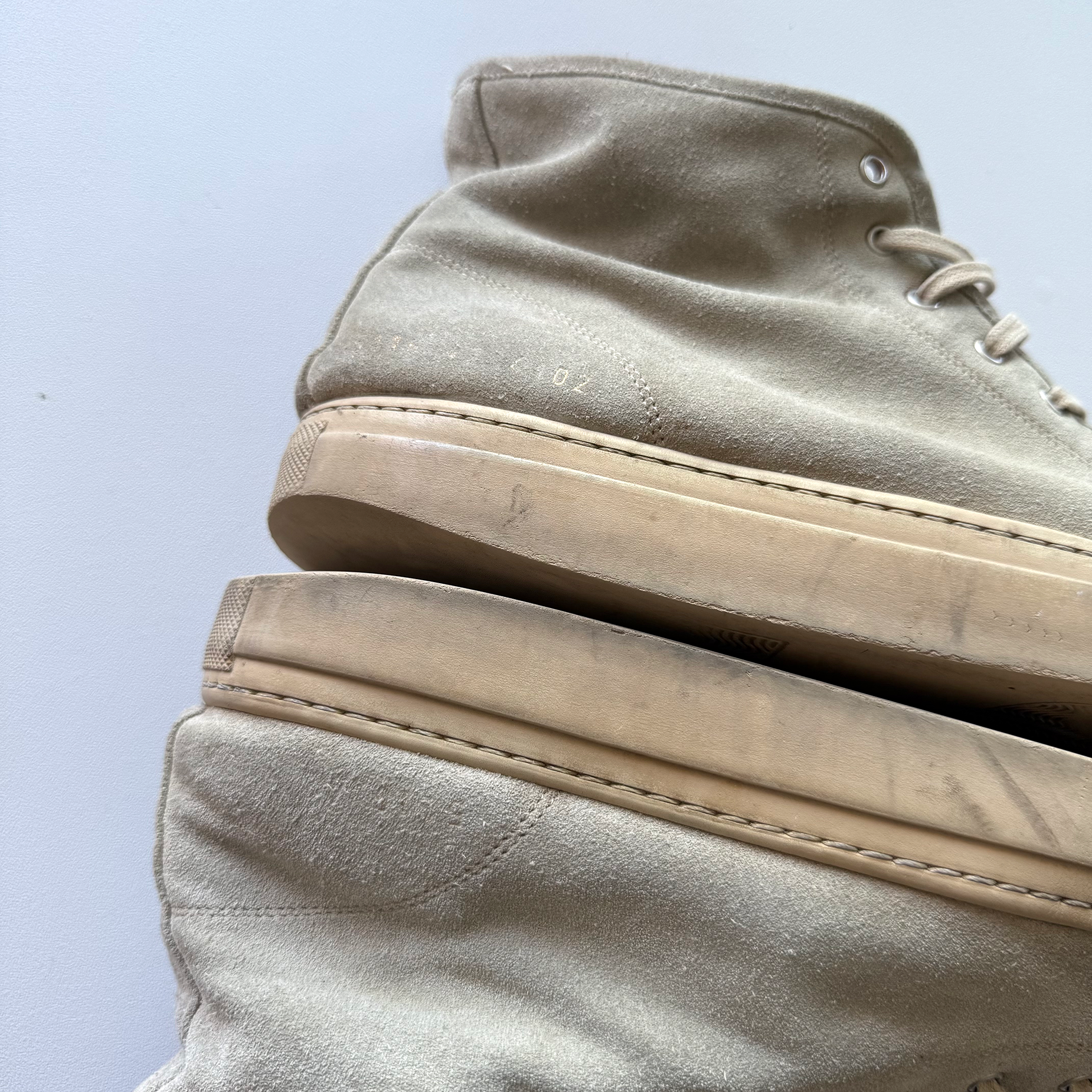 Common Projects Original Achilles High Suede Sneakers (EU 42)