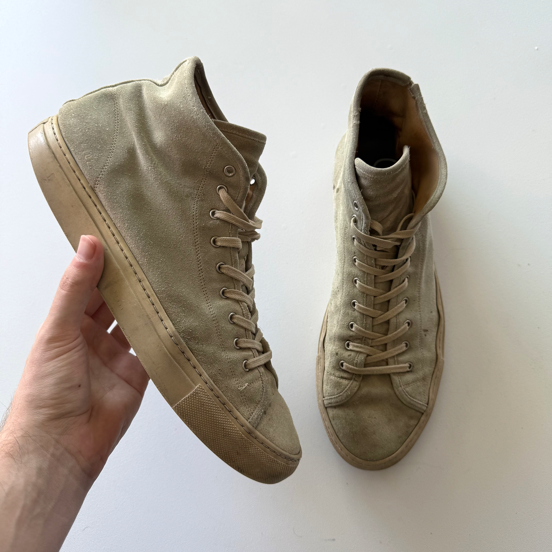 Common Projects Original Achilles High Suede Sneakers (EU 42)