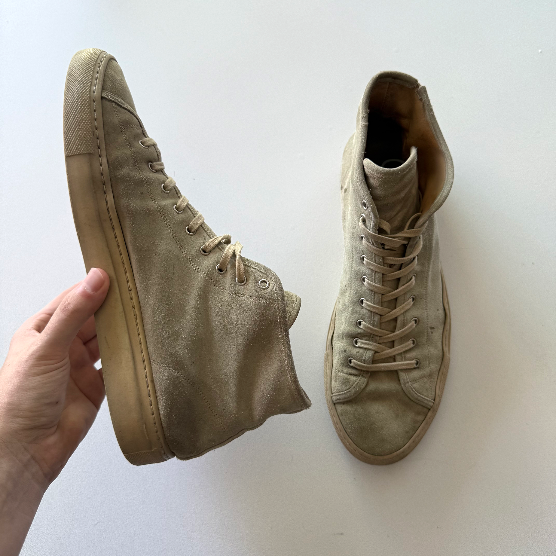Common Projects Original Achilles High Suede Sneakers (EU 42)