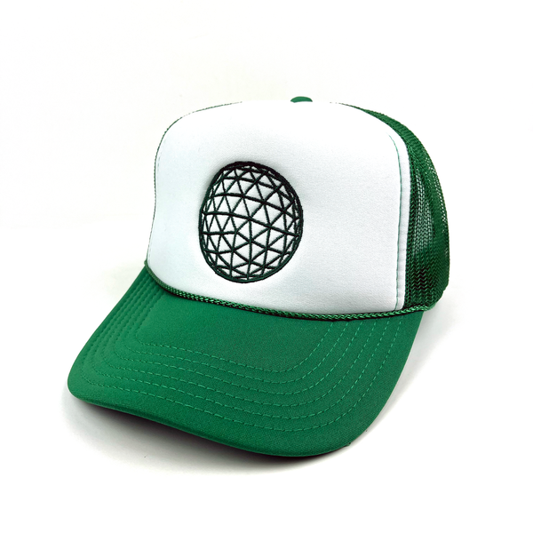 Vanguard Classic Logo Embroidered Trucker Hat (Green)