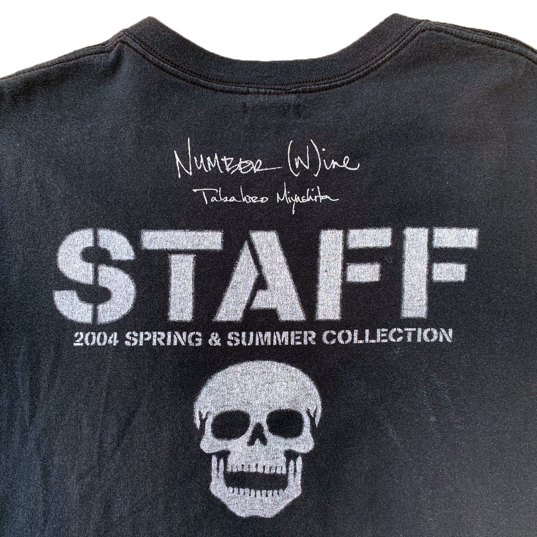 Number (N)ine SS04 'Dream Baby Dream' Staff Tee