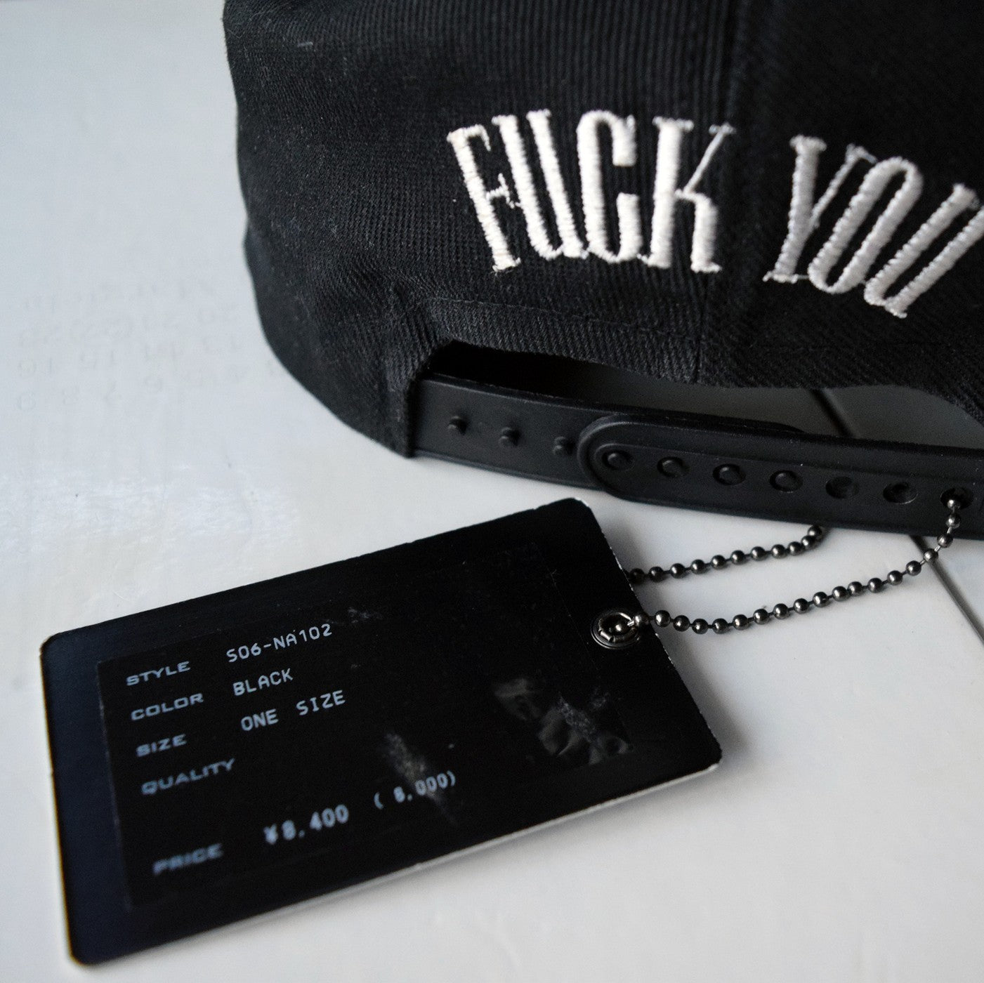 Number (N)ine SS06 Fuck You Trucker Hat