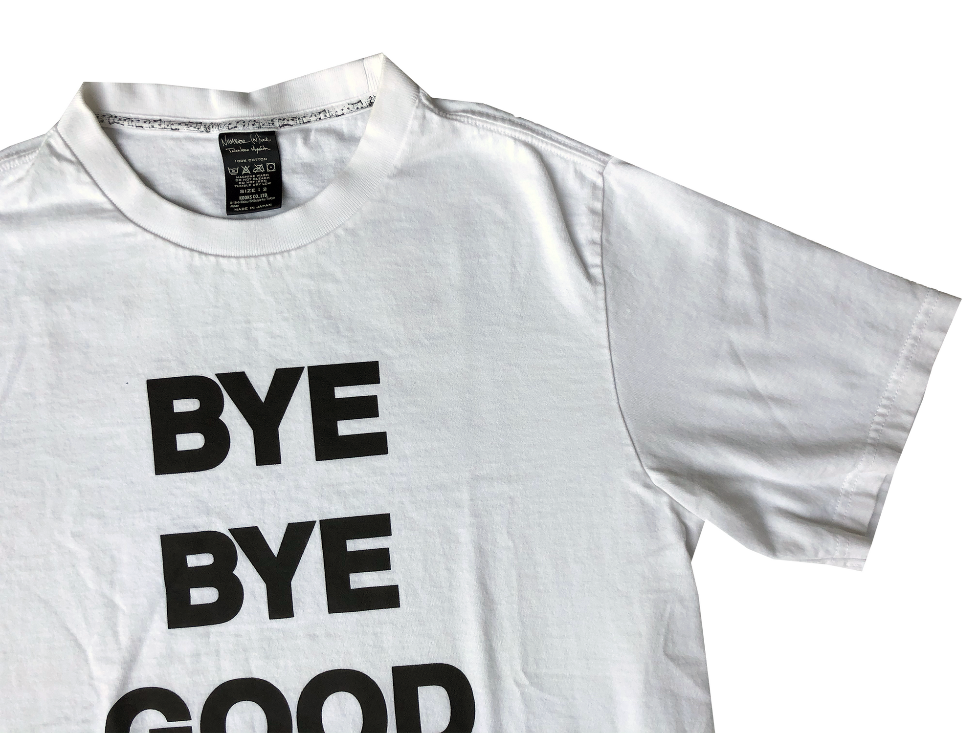 Number (N)ine SS06 'Bye Bye Good Night' Tee