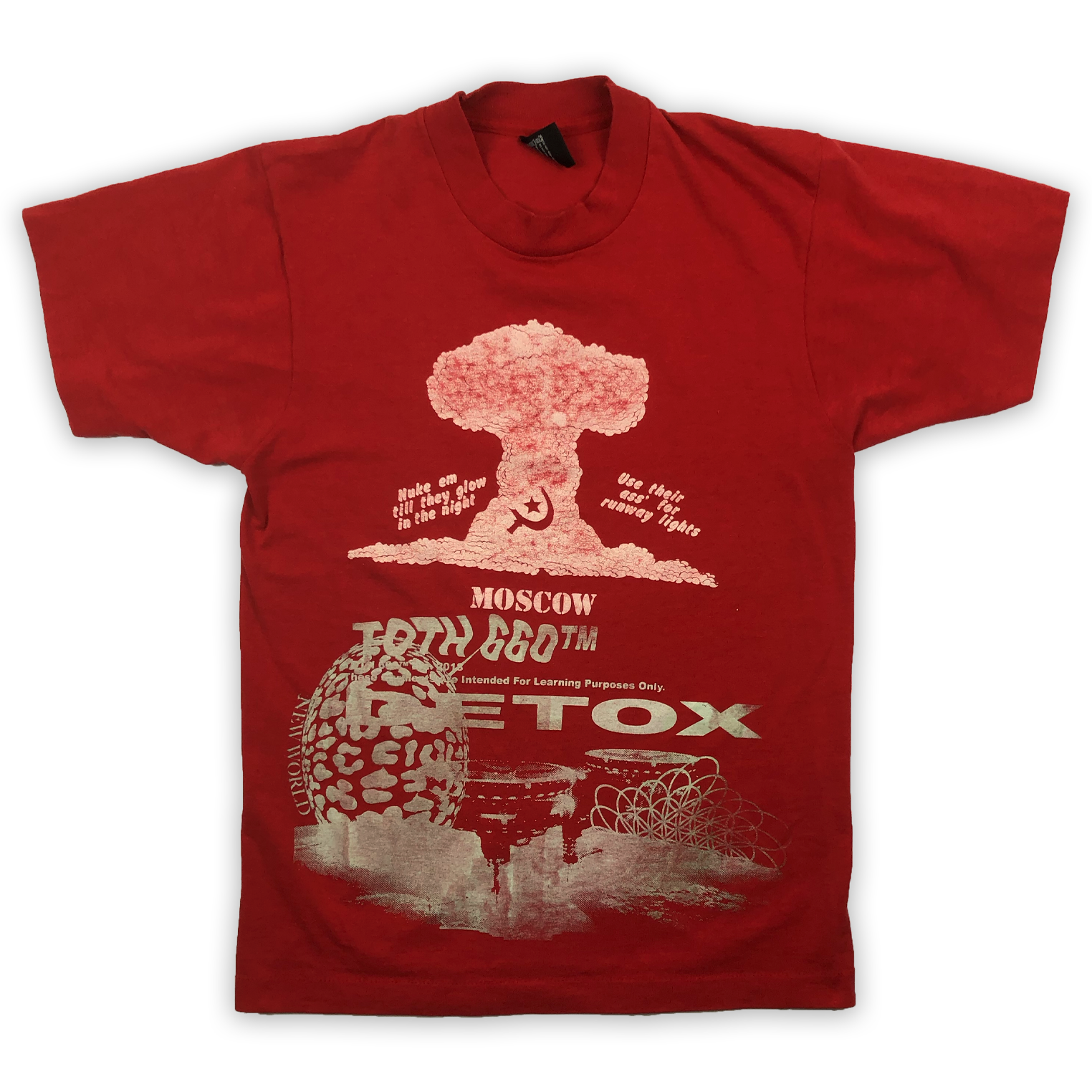 Vintage 1990s Soviet Russian Nuke Tee Shirt