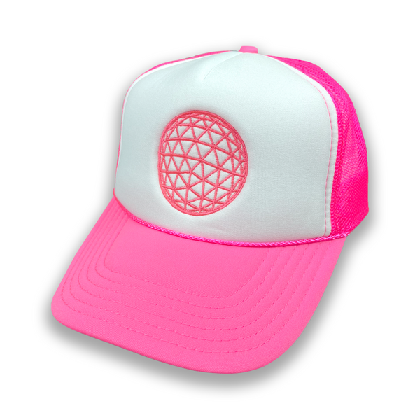 Vanguard Classic Logo Embroidered Trucker Hat (Pink)