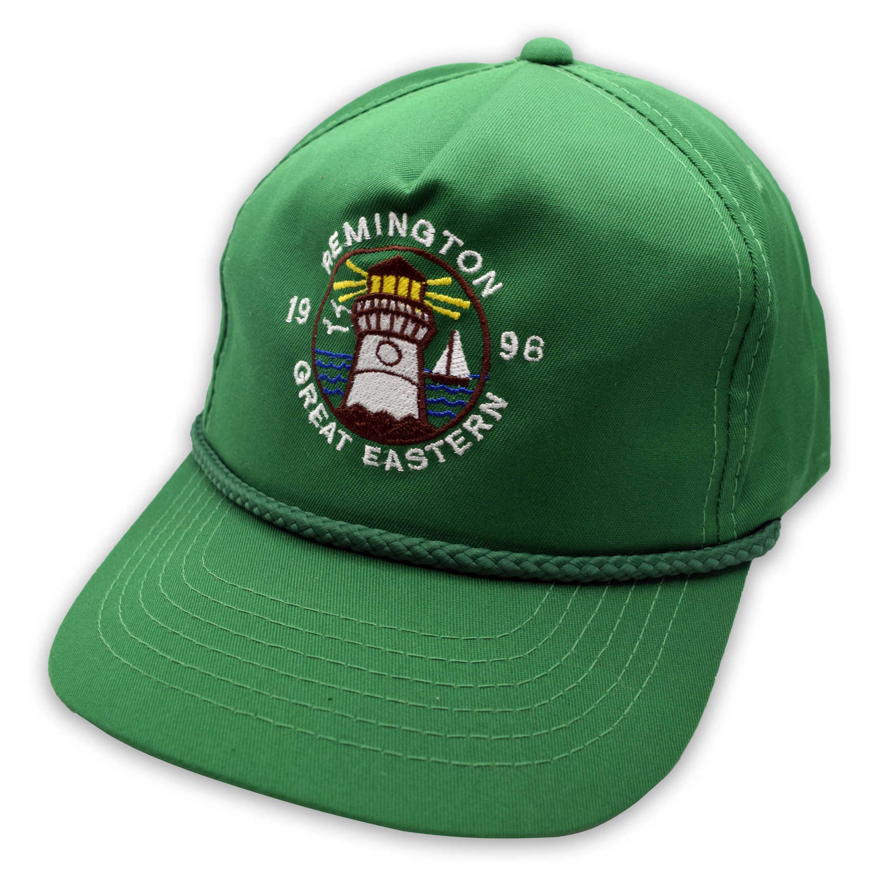 Vintage 1996 Remington Lighthouse Canvas Hat