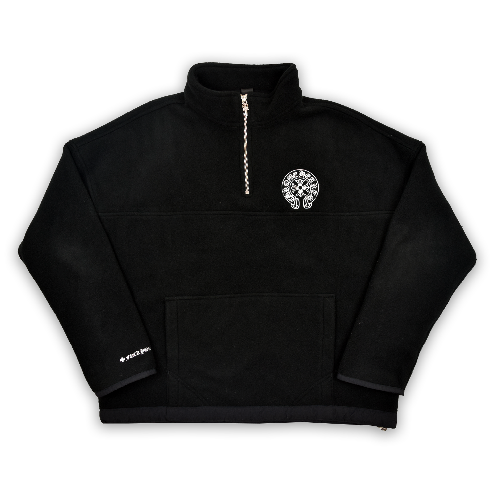 Chrome Hearts Horseshoe Quarter Zip Fleece Jacket