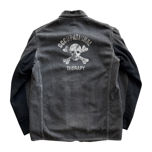 Undercover AW03 Paper Doll Hybrid Reconstructed Denim Chore Jacket