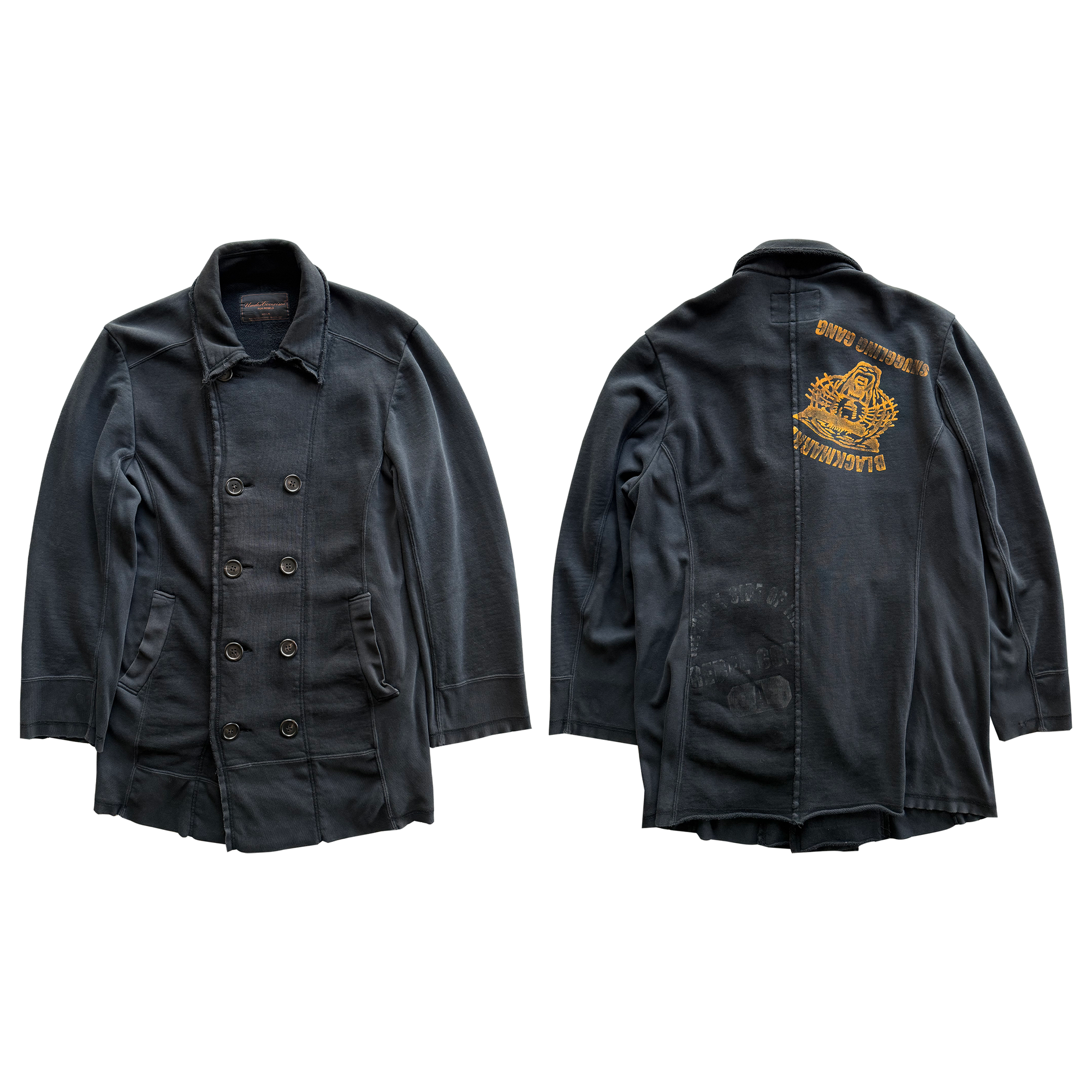 Undercover AW03 Paper Doll Hybrid Reconstructed Peacoat