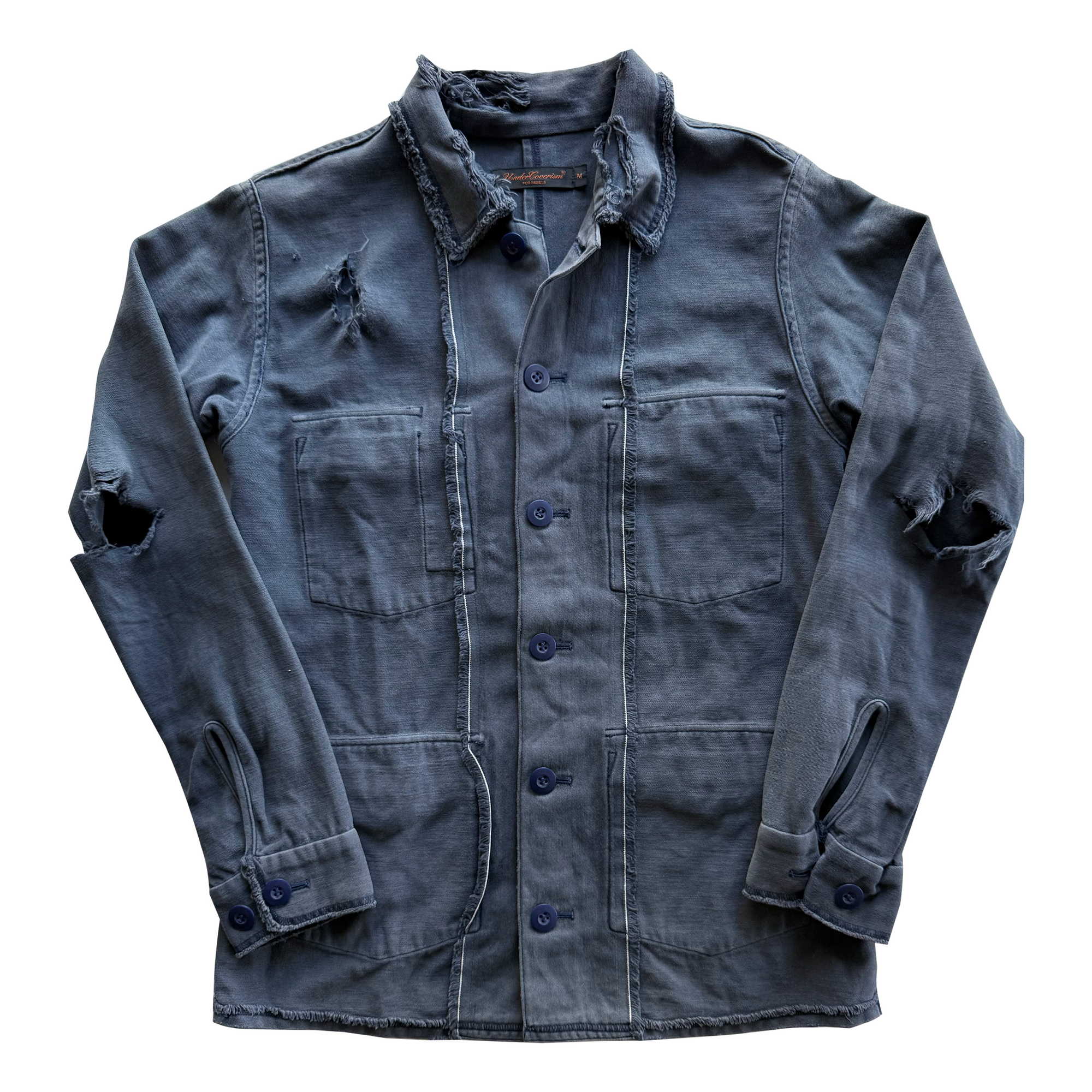 Undercover AW03 Paper Doll Hybrid Reversible Distressed Jacket