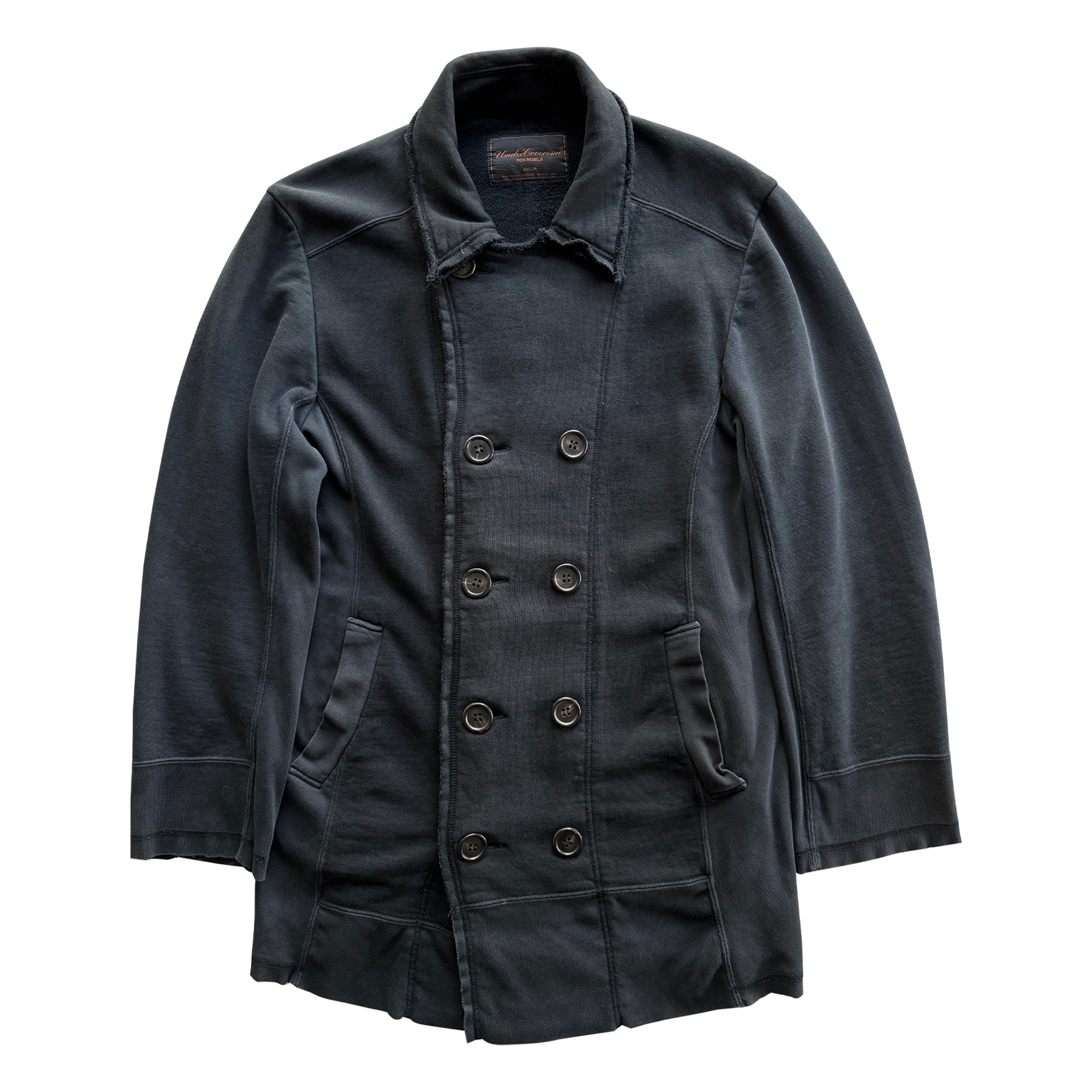 Undercover AW03 Paper Doll Hybrid Reconstructed Peacoat