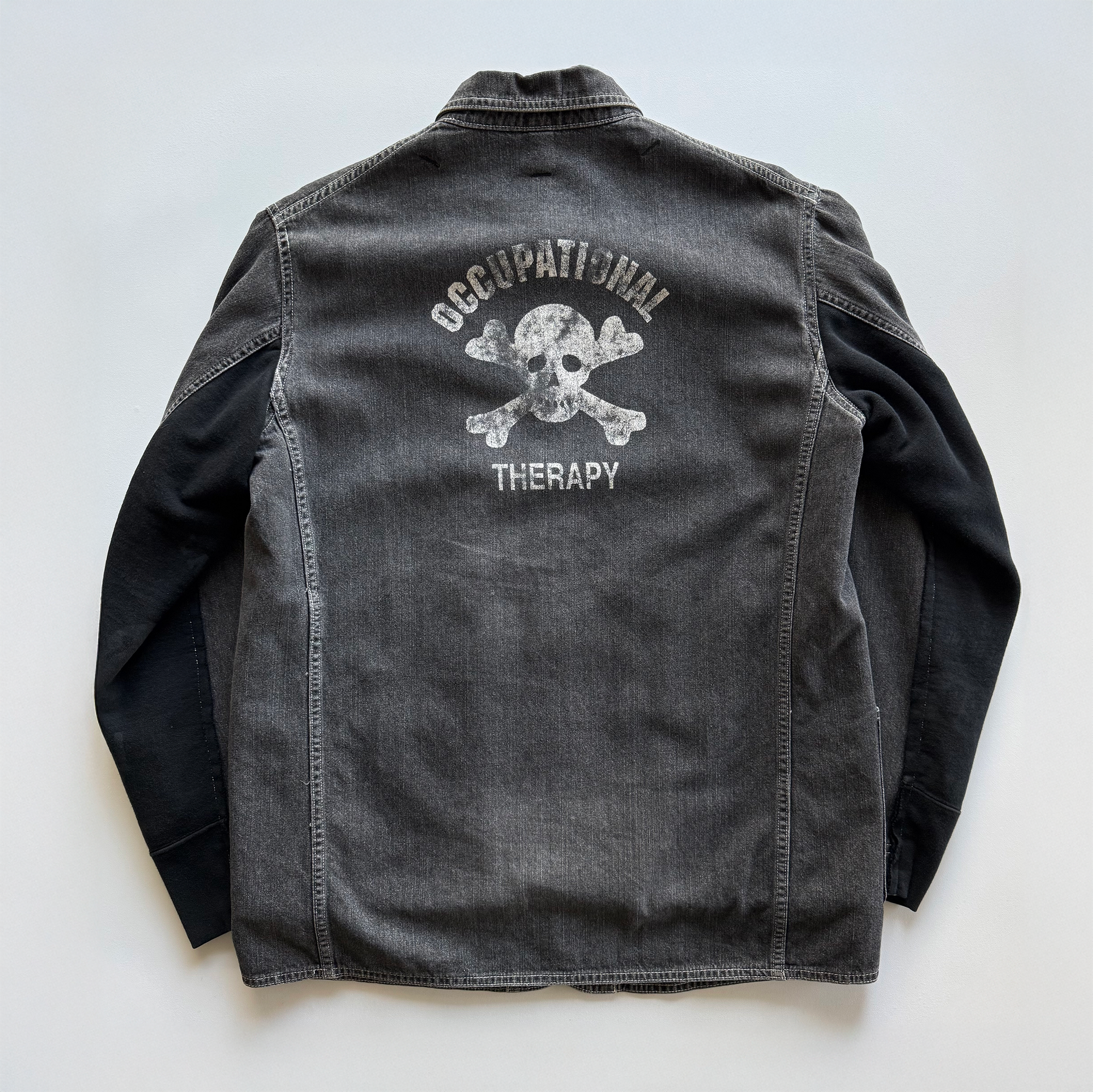 Undercover AW03 Paper Doll Hybrid Reconstructed Denim Chore Jacket