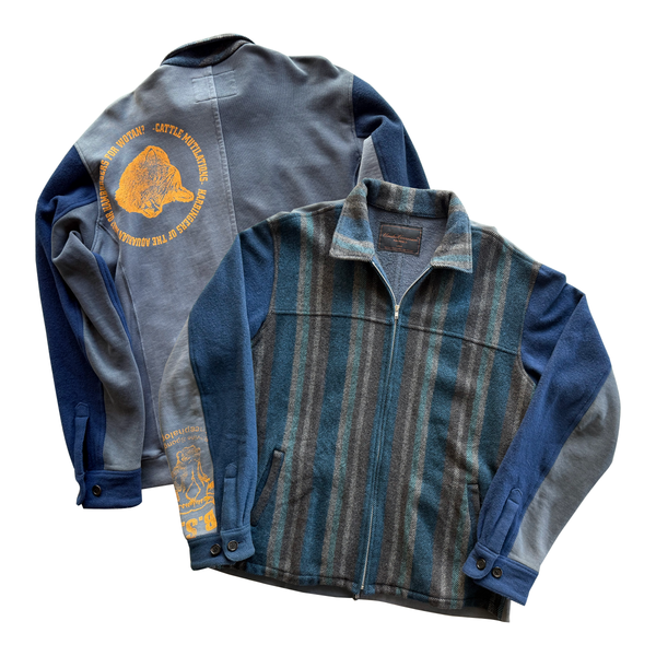 Undercover AW03 Paper Doll Hybrid Reconstructed Wool Jacket