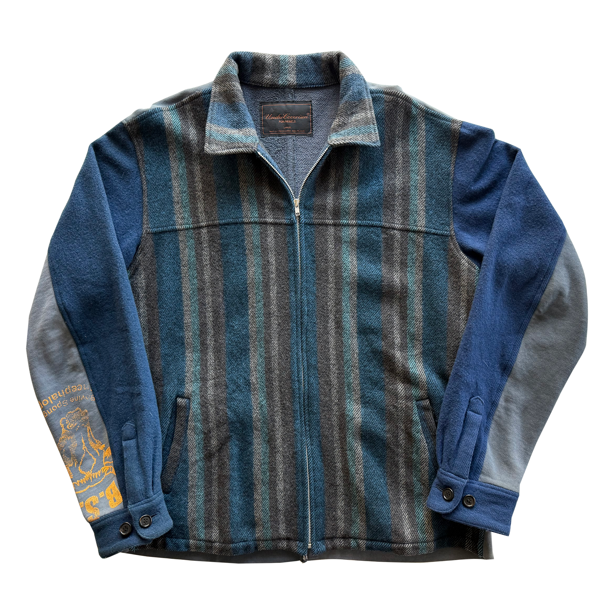 Undercover AW03 Paper Doll Hybrid Reconstructed Wool Jacket