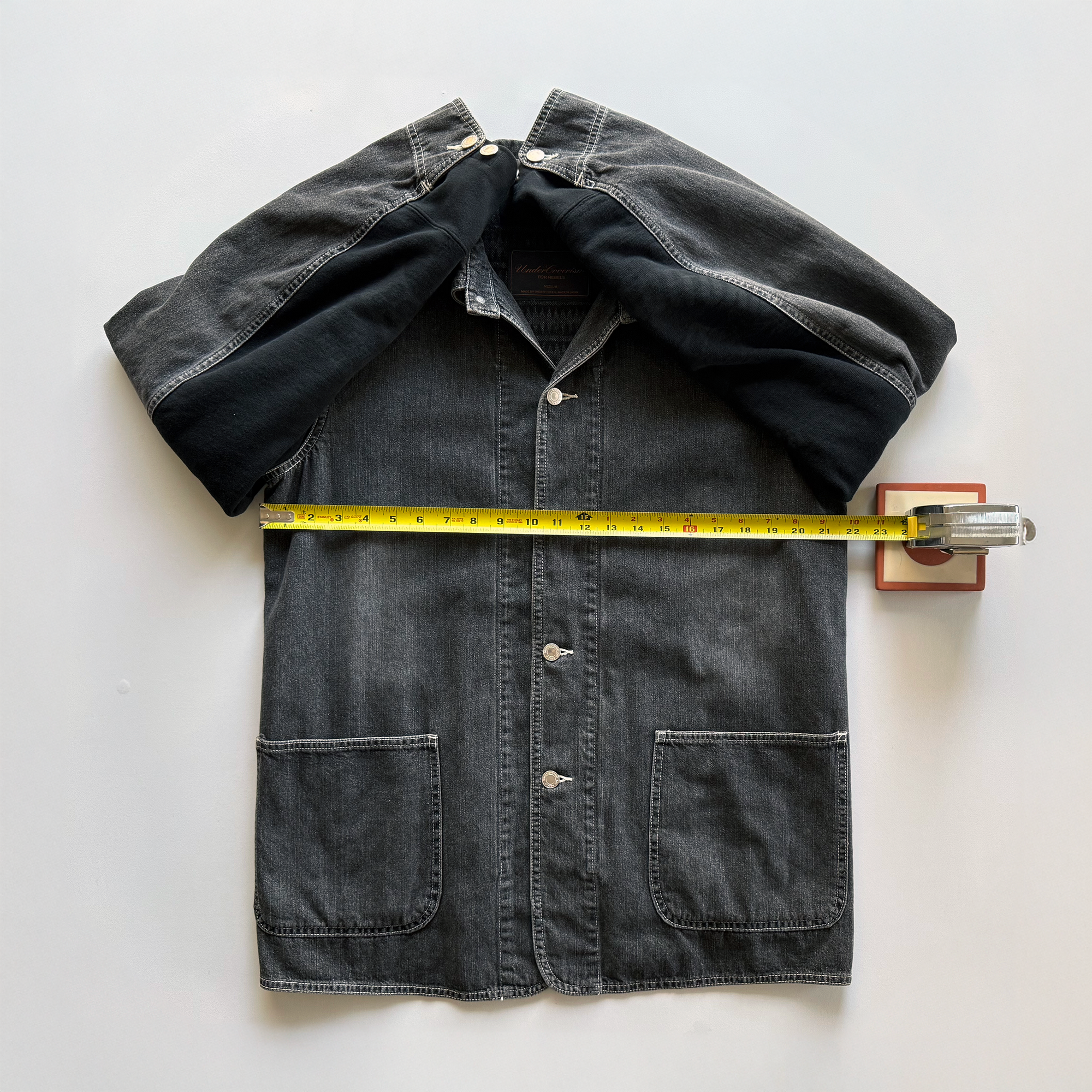 Undercover AW03 Paper Doll Hybrid Reconstructed Denim Chore Jacket