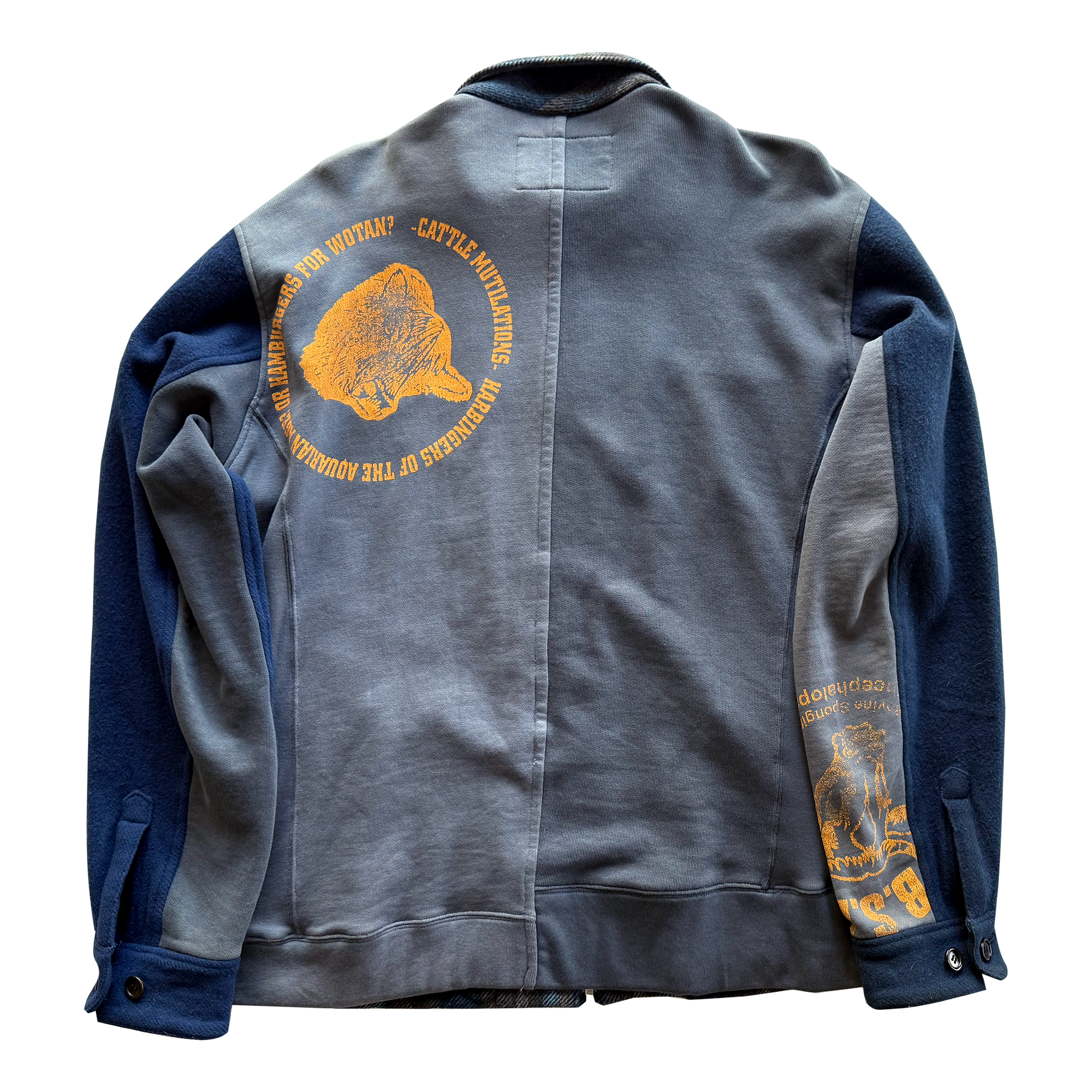 Undercover AW03 Paper Doll Hybrid Reconstructed Wool Jacket