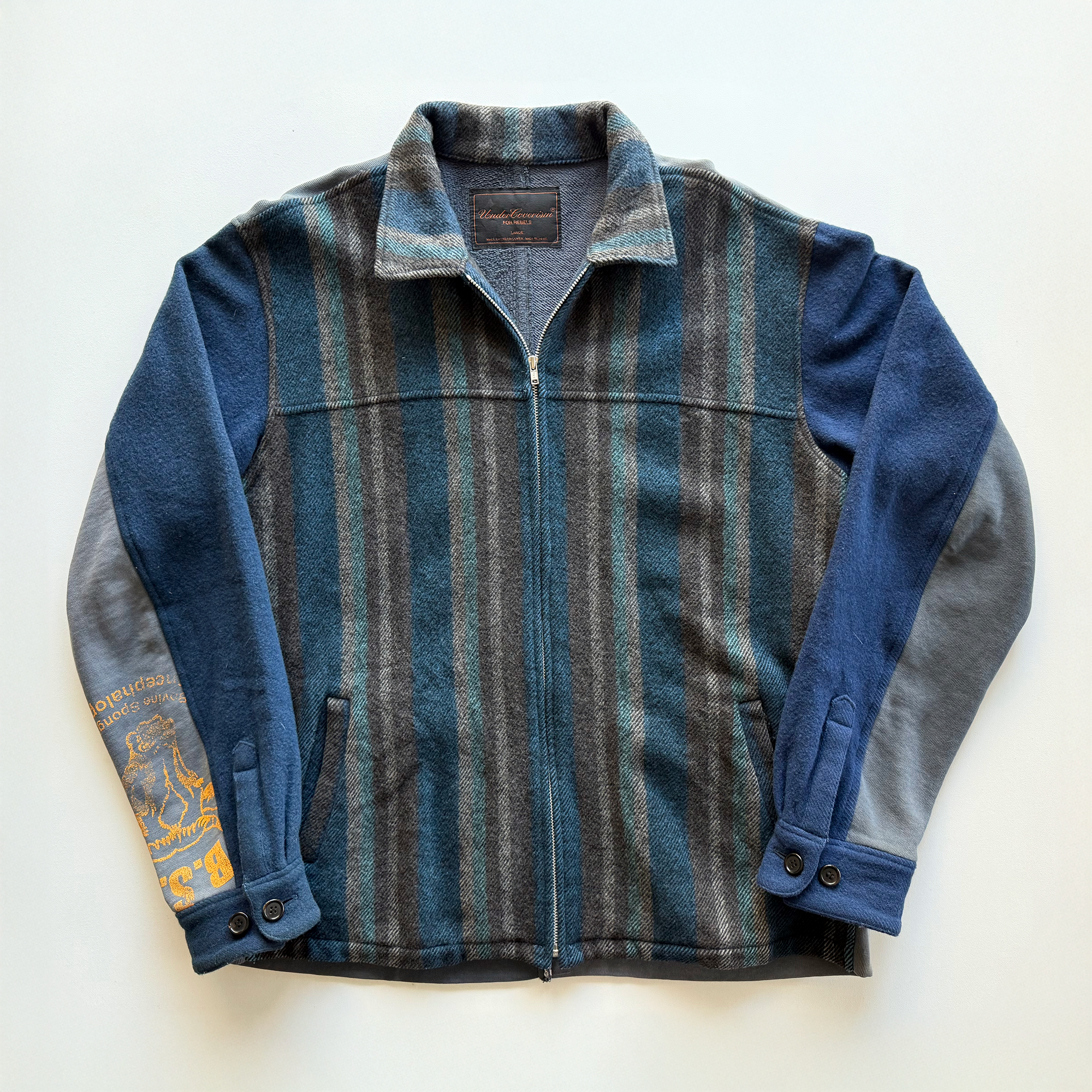 Undercover AW03 Paper Doll Hybrid Reconstructed Wool Jacket