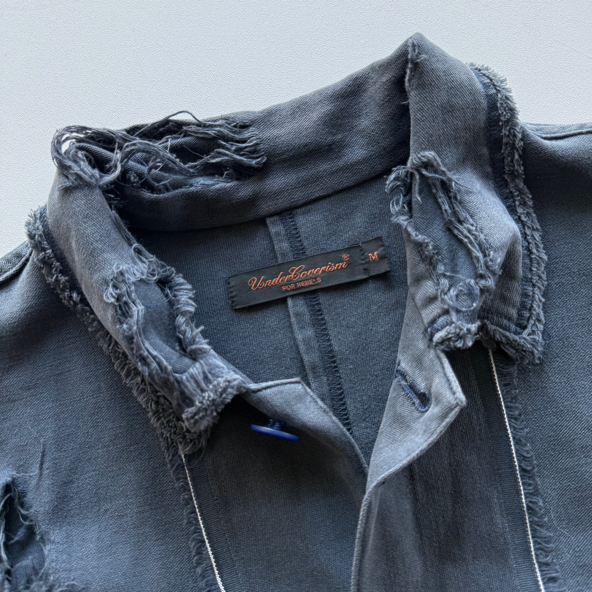 Undercover AW03 Paper Doll Hybrid Reversible Distressed Jacket