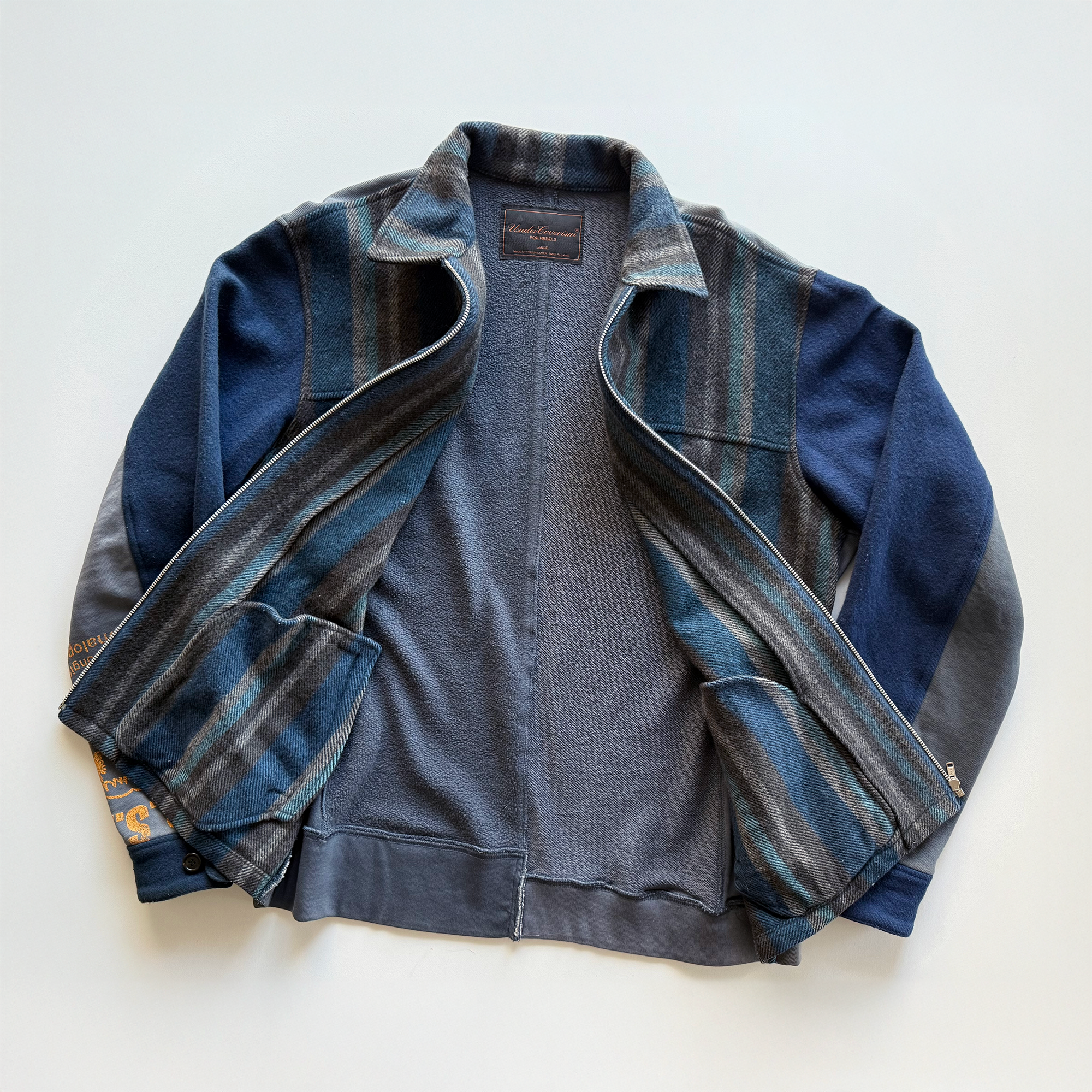 Undercover AW03 Paper Doll Hybrid Reconstructed Wool Jacket