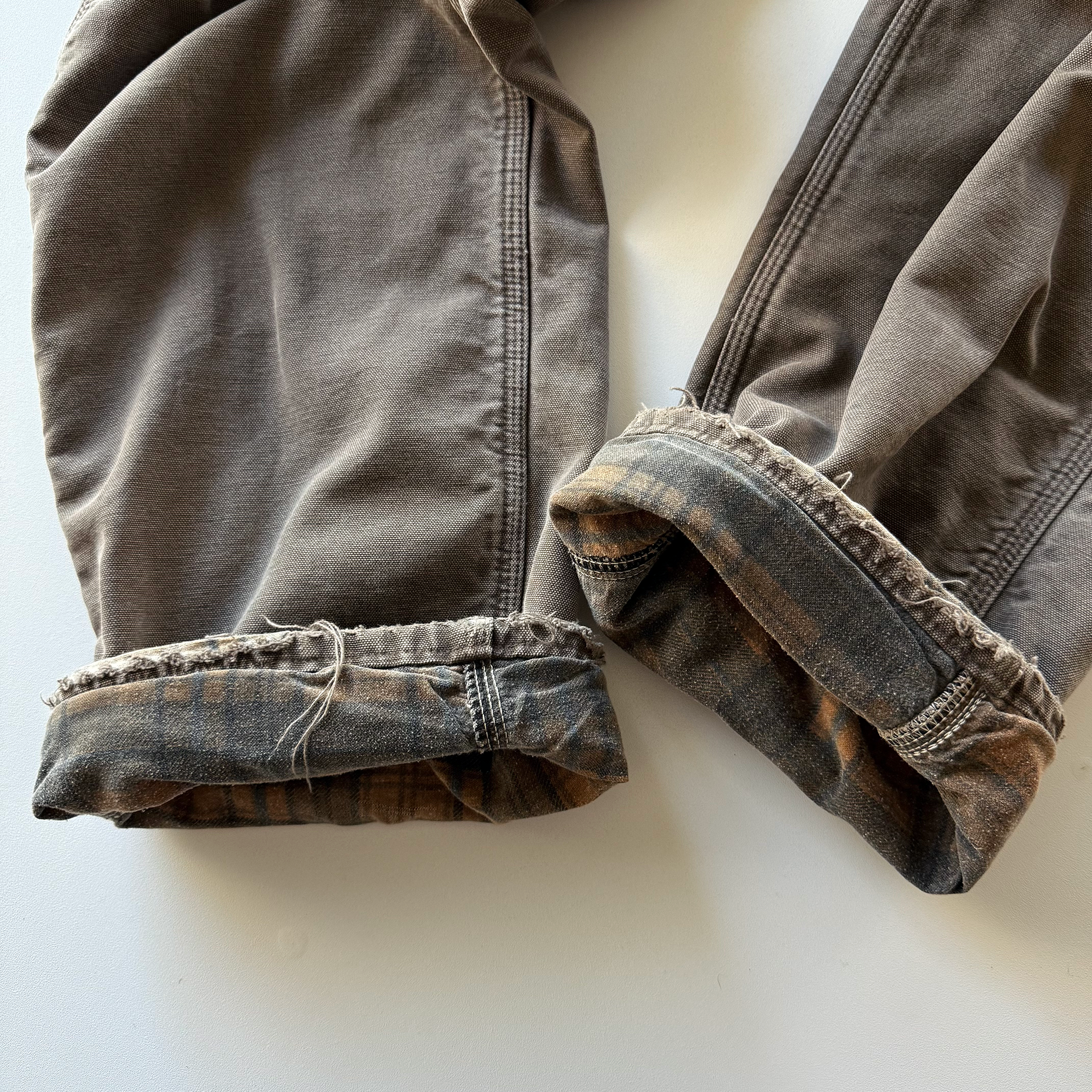 Carhartt 1990s Distressed Blanket Lined Cargo Pants