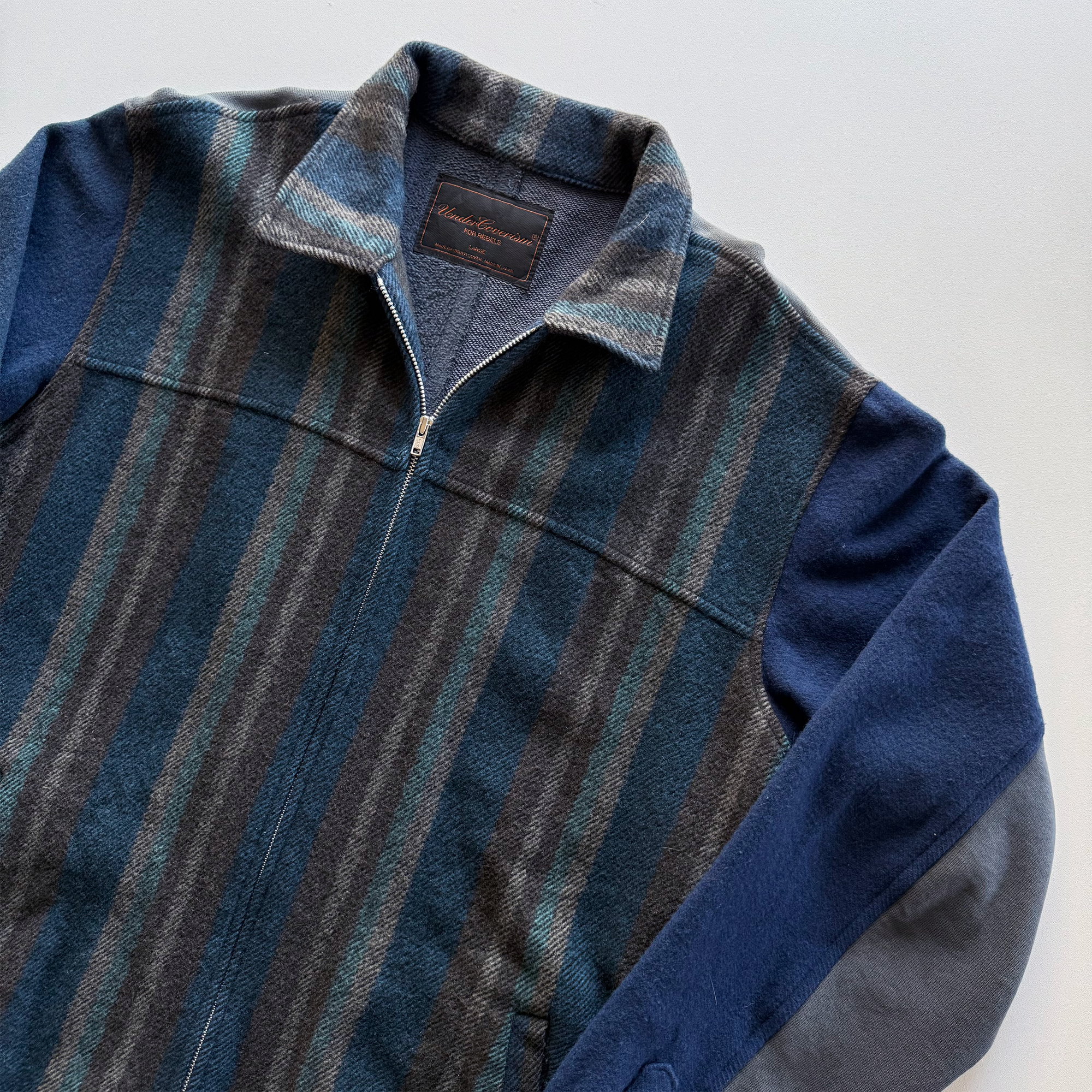 Undercover AW03 Paper Doll Hybrid Reconstructed Wool Jacket