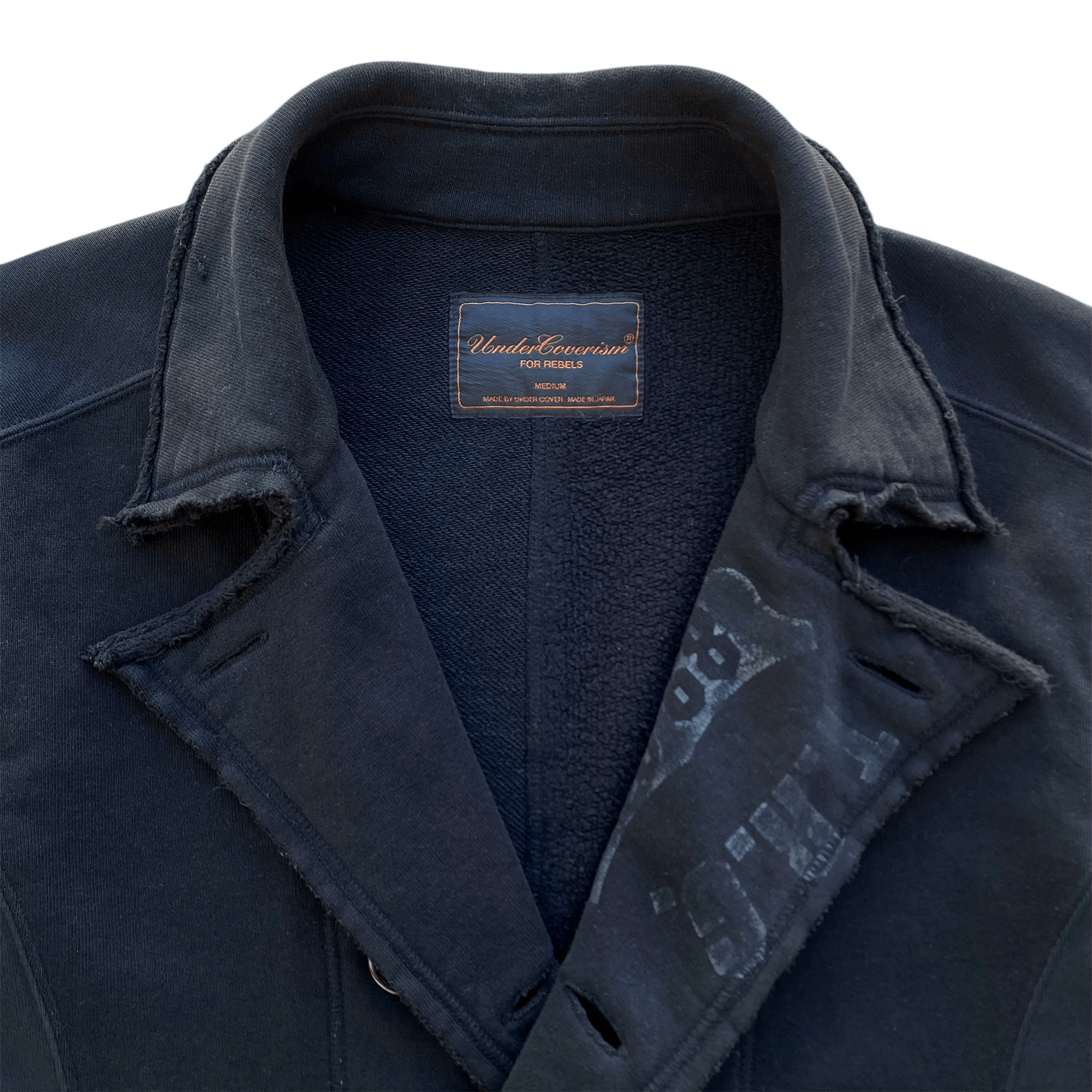 Undercover AW03 Paper Doll Hybrid Reconstructed Peacoat