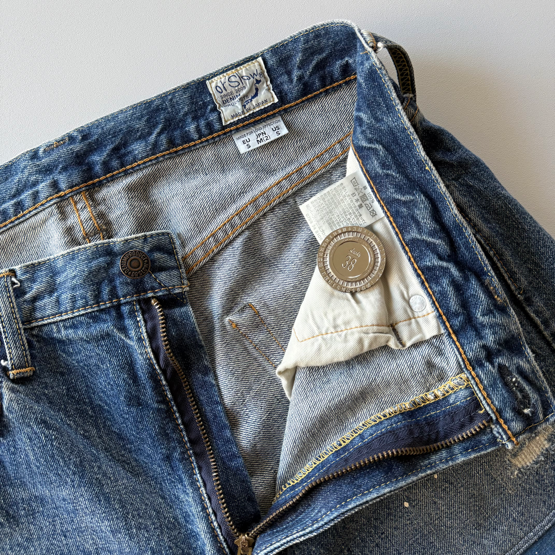 OrSlow x Canoe Club 2023 Selvedge Denim 107 Ivy Fit Jeans