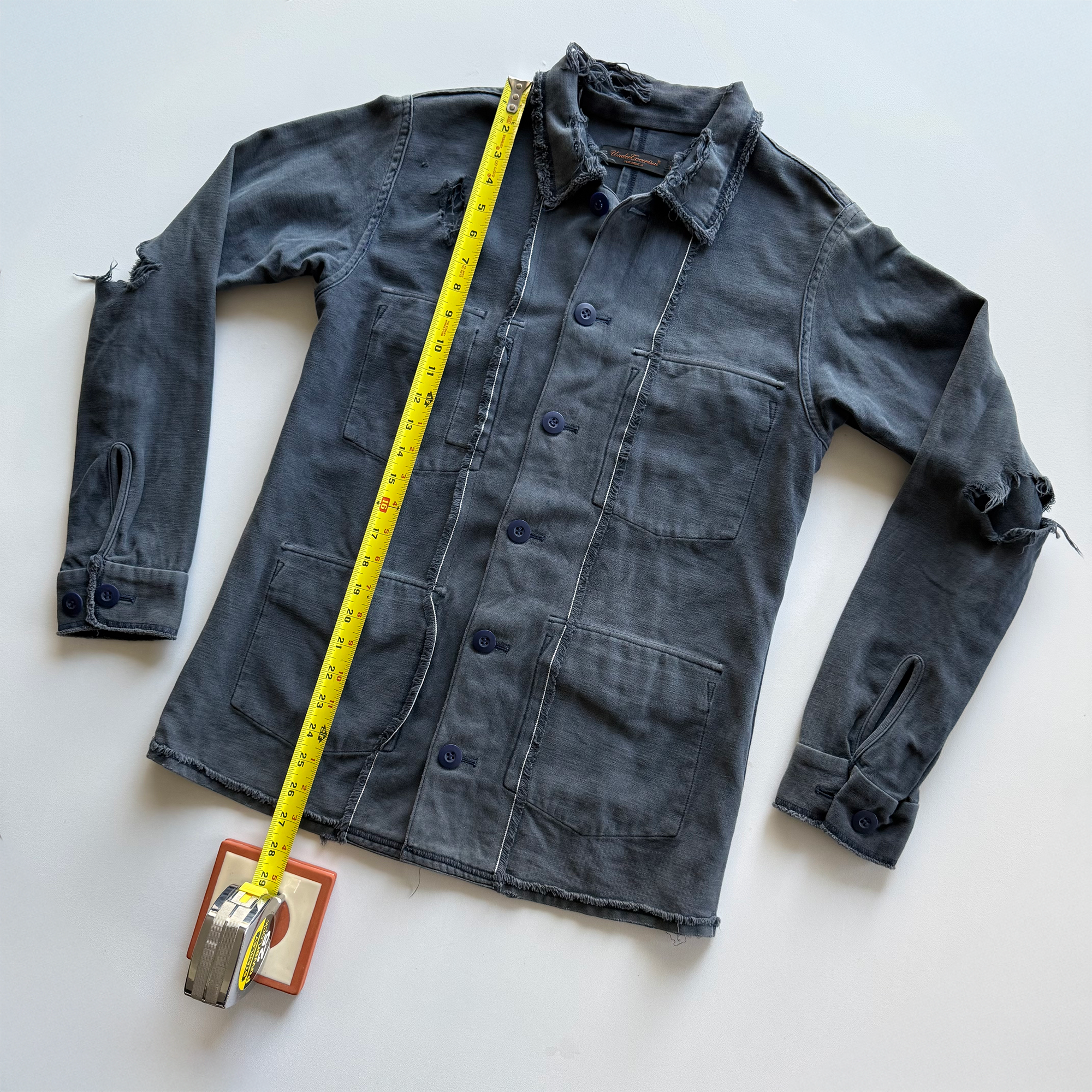 Undercover AW03 Paper Doll Hybrid Reversible Distressed Jacket