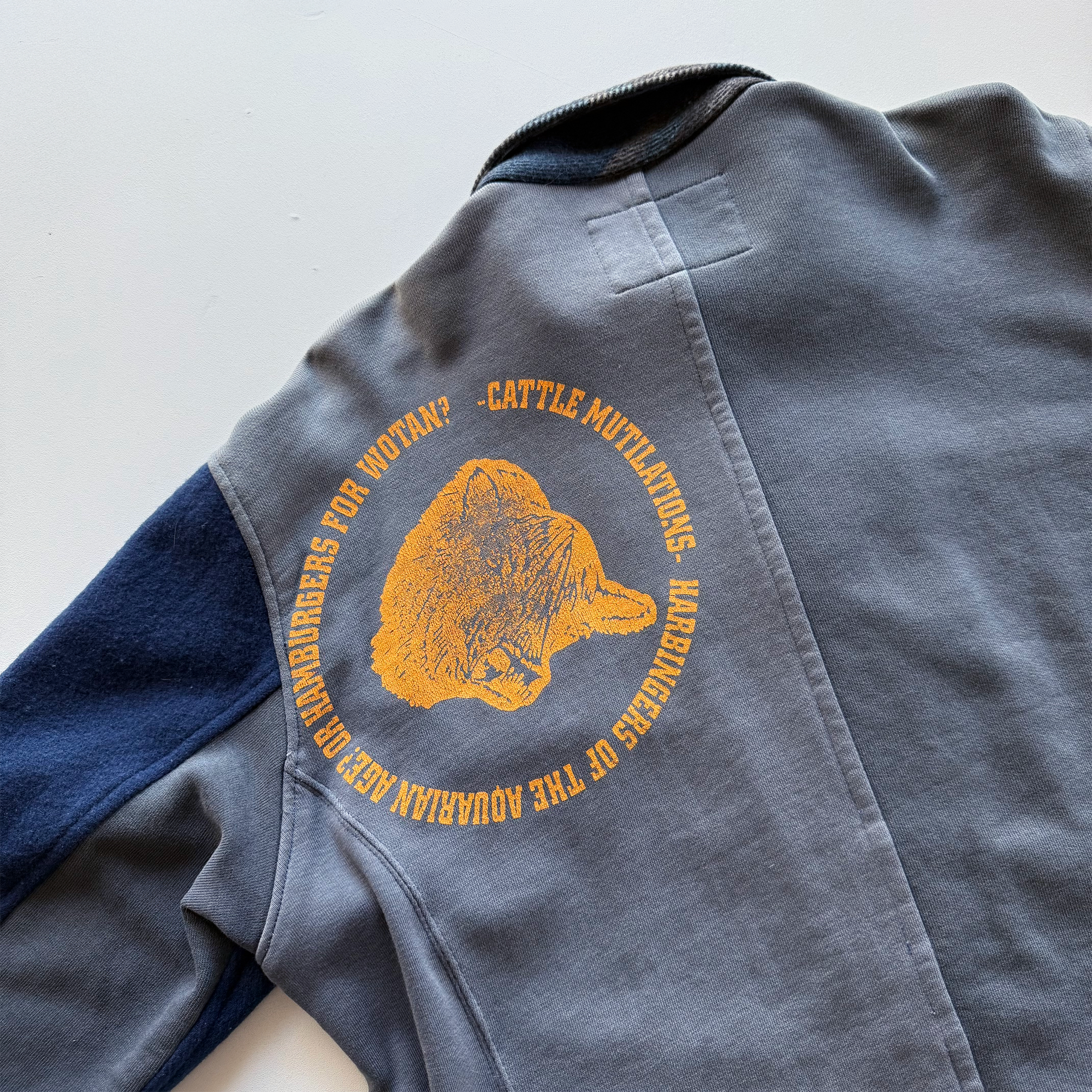 Undercover AW03 Paper Doll Hybrid Reconstructed Wool Jacket