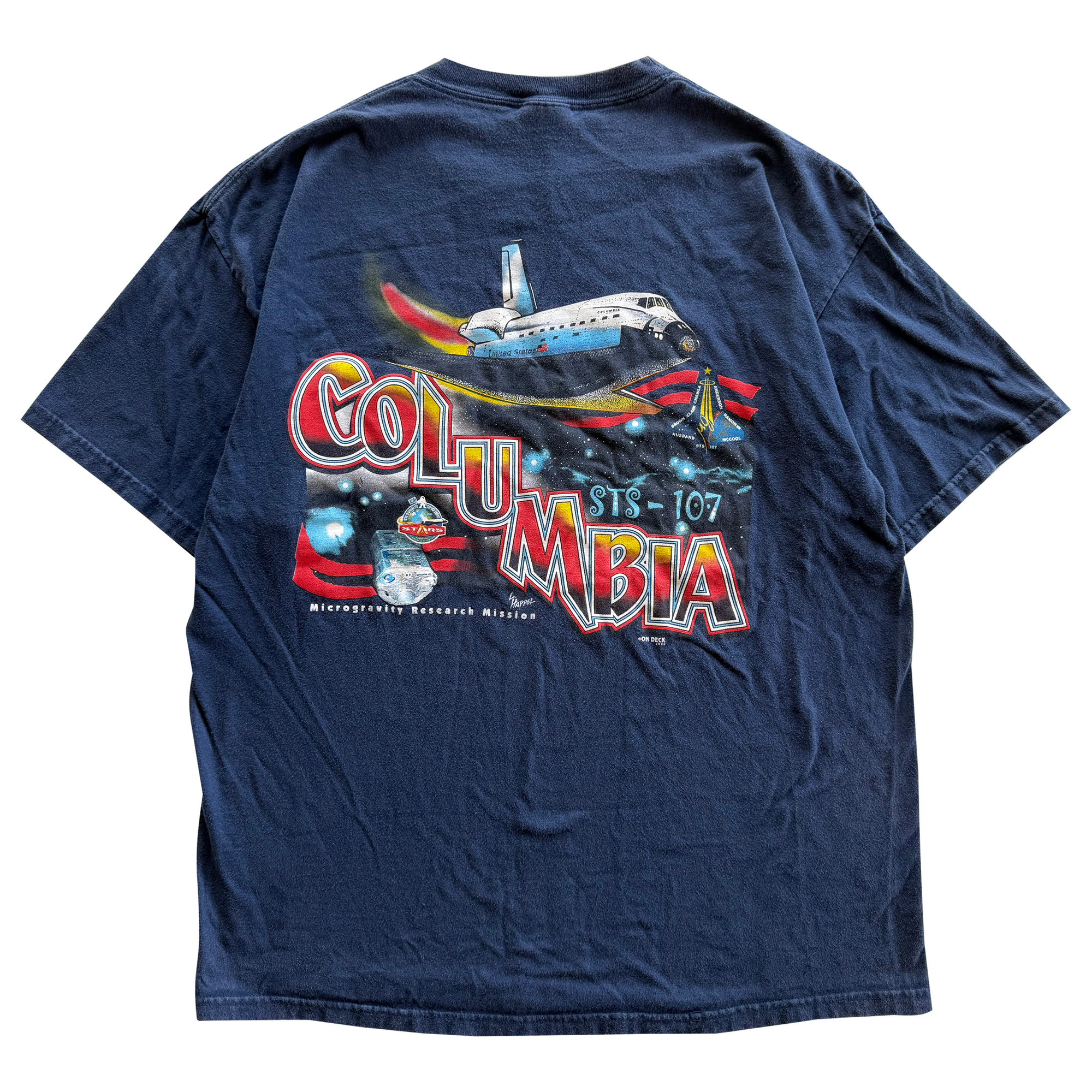 Vintage 2002 NASA STS-107 Columbia Tee
