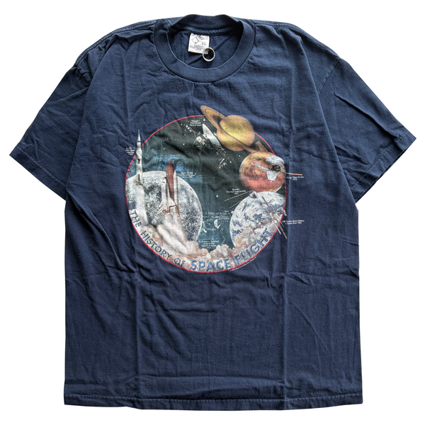 Vintage 1998 NASA History of Space Flight Tee