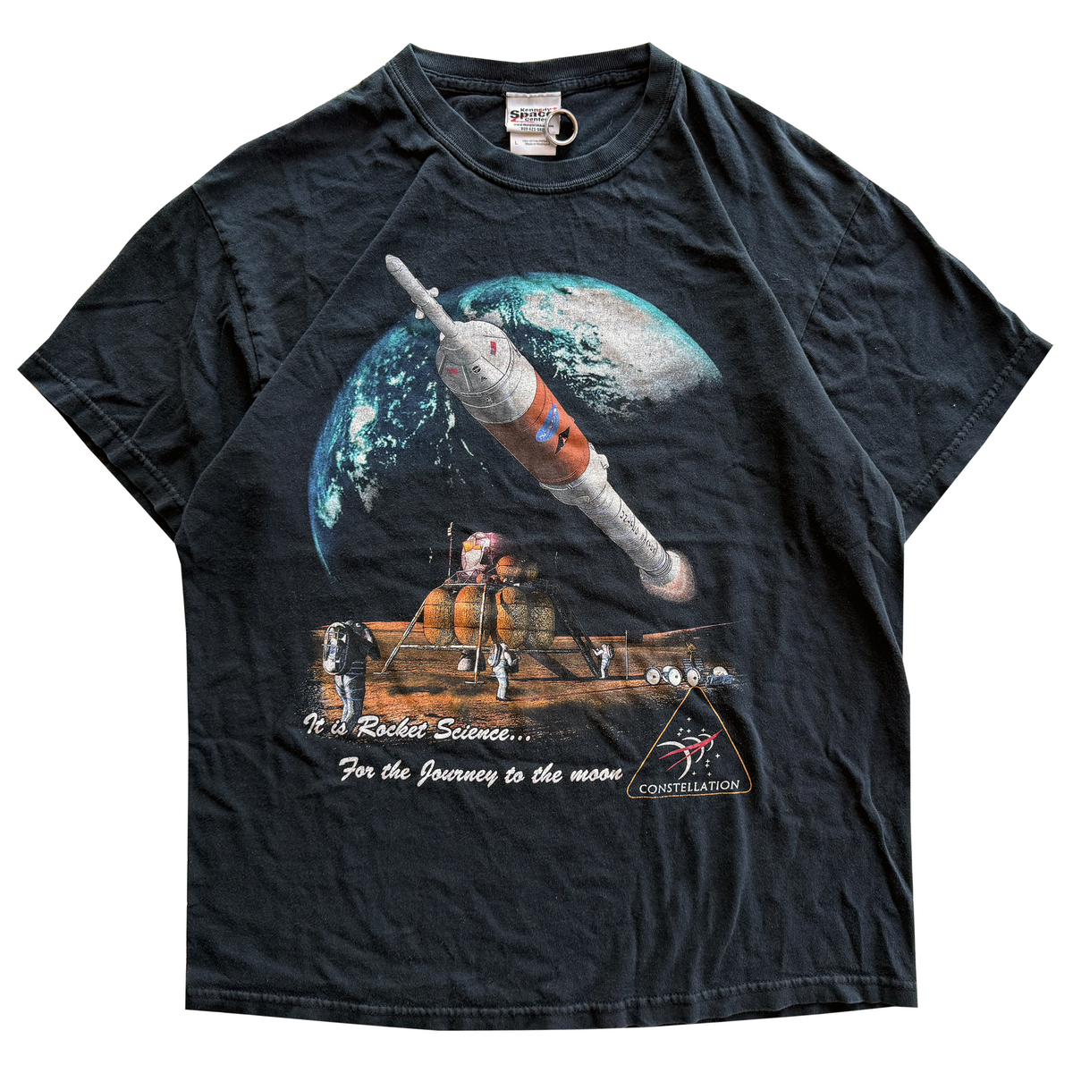 Vintage 2005 NASA Constellation Lunar Program Tee