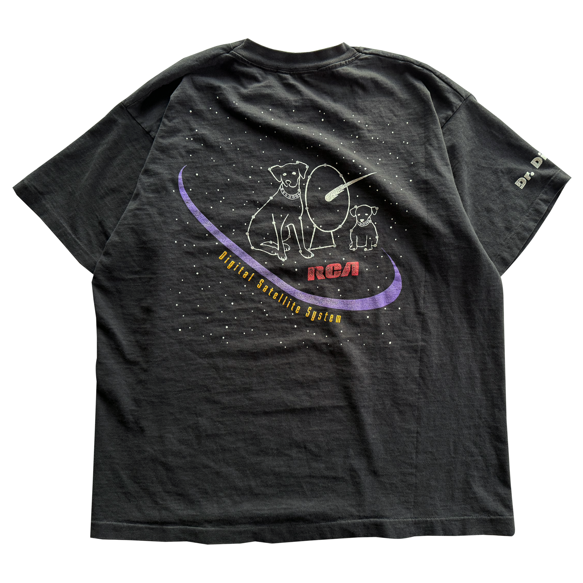 Vintage 1994 RCA DSS Dr. Dish Dog Tee