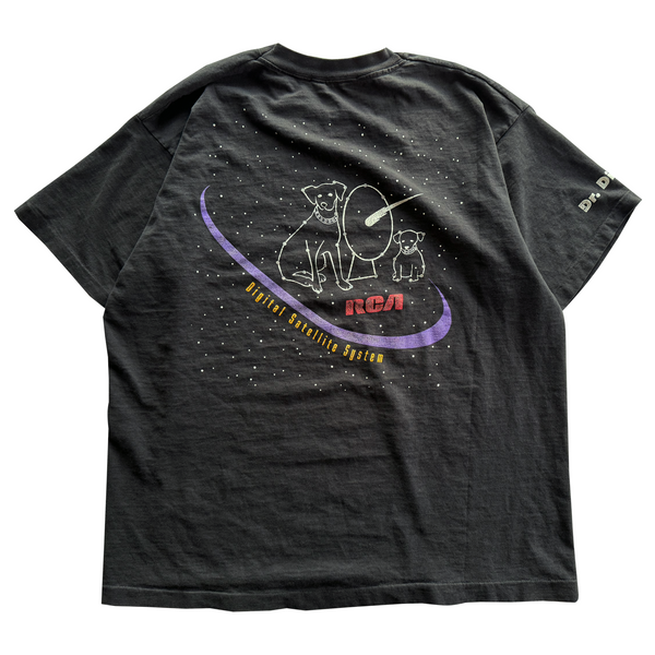 Vintage 1994 RCA DSS Dr. Dish Dog Tee