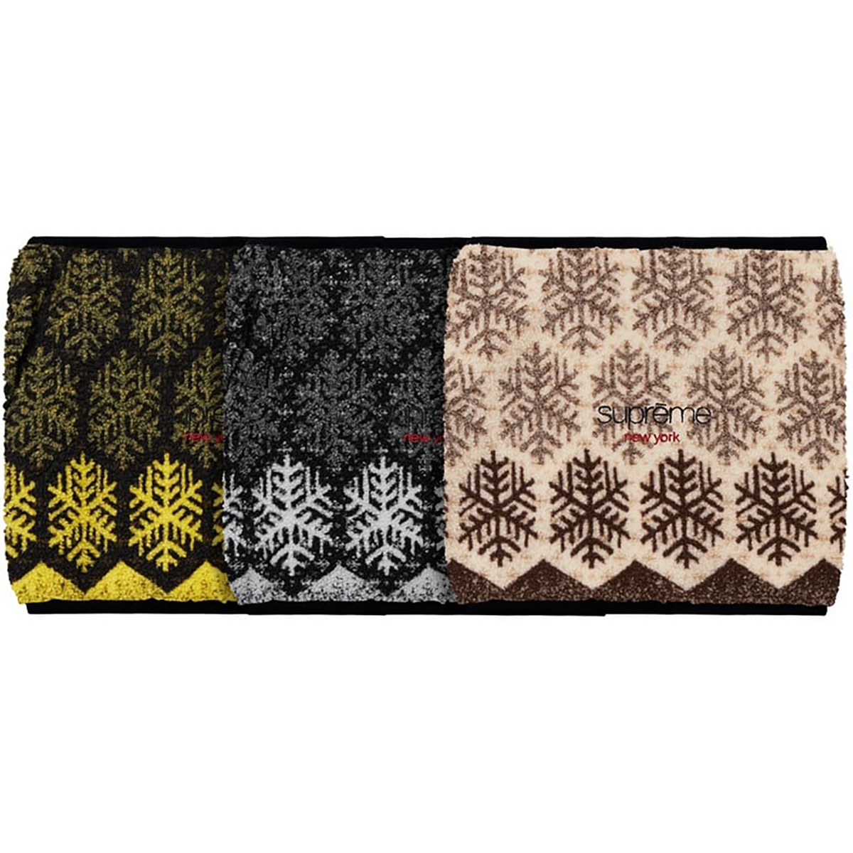 Supreme FW18 Snowflake Neck Gaiter
