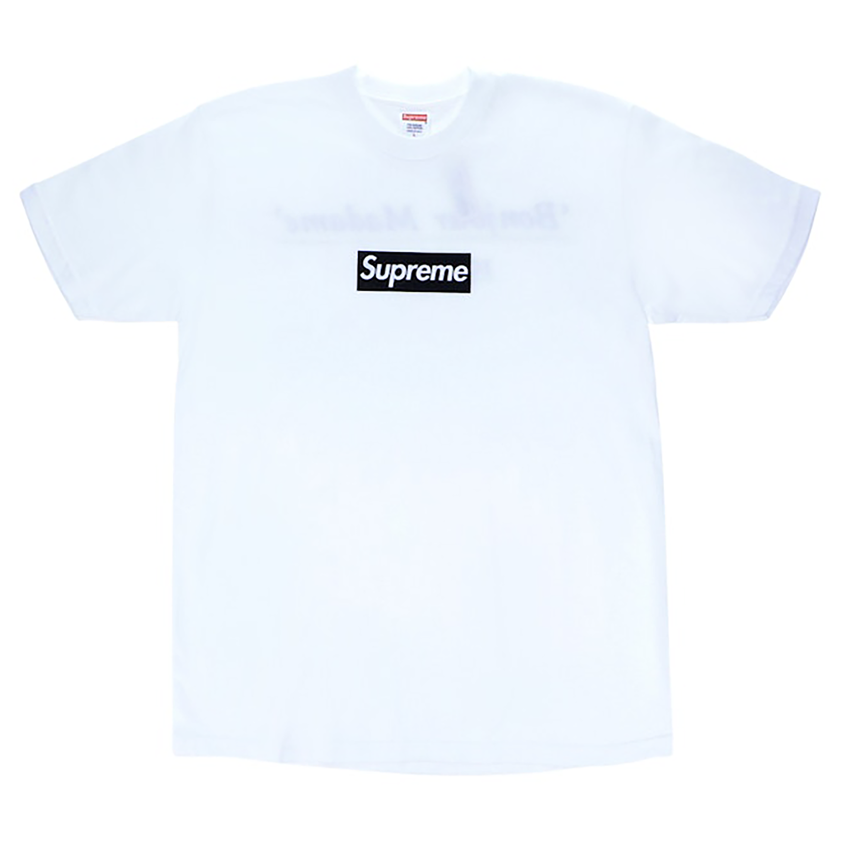 Supreme 2016 Paris Box Logo Tee Shirt