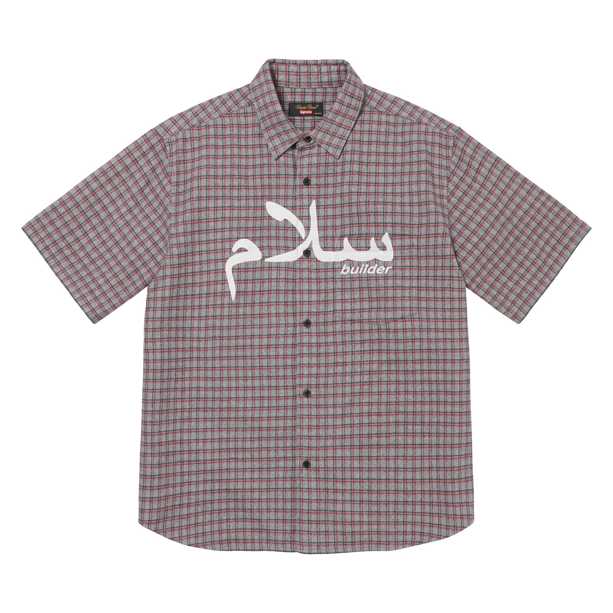 Supreme × Undercover SS23 Arabic Builder Flannel Shirt