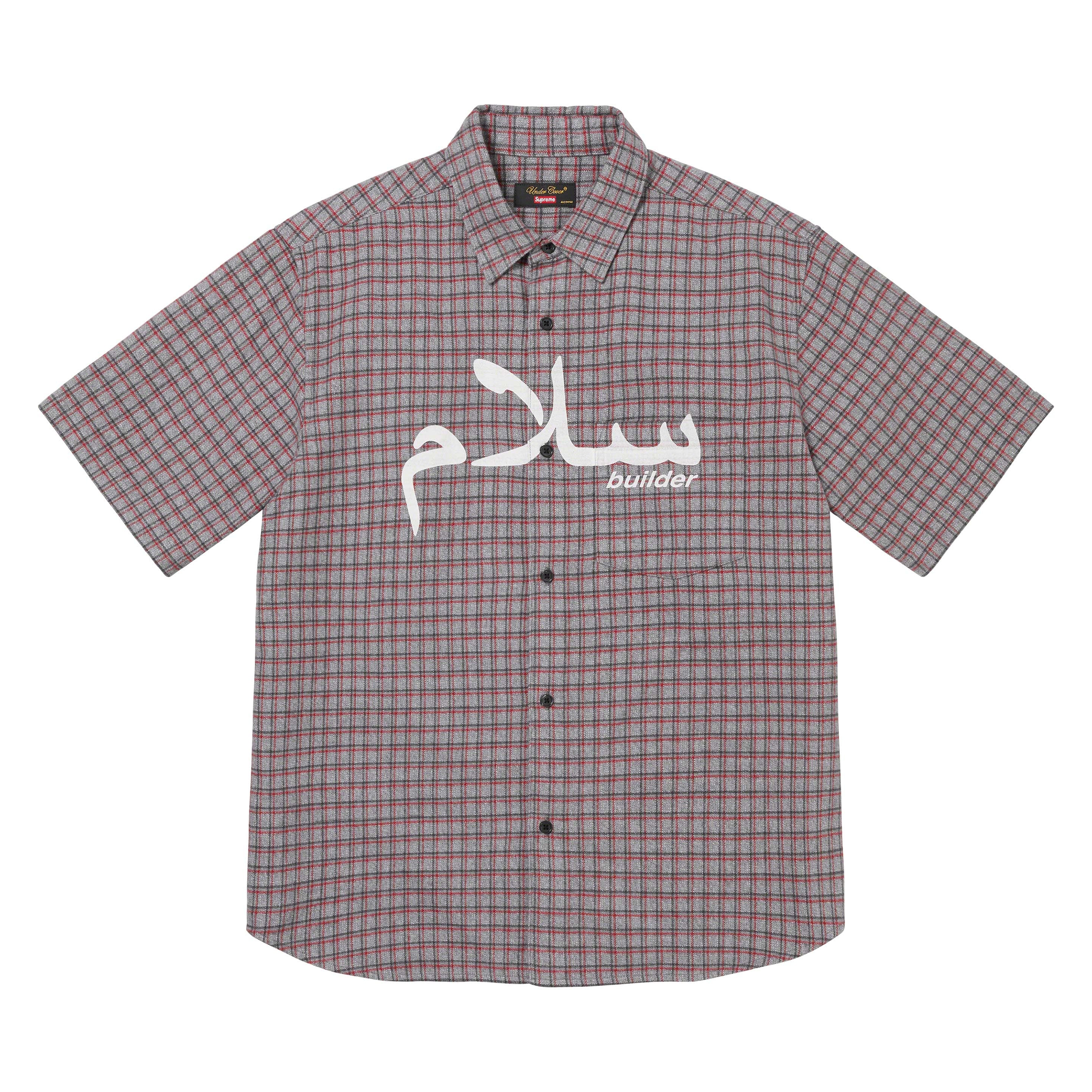 Supreme × Undercover SS23 Arabic Builder Flannel Shirt