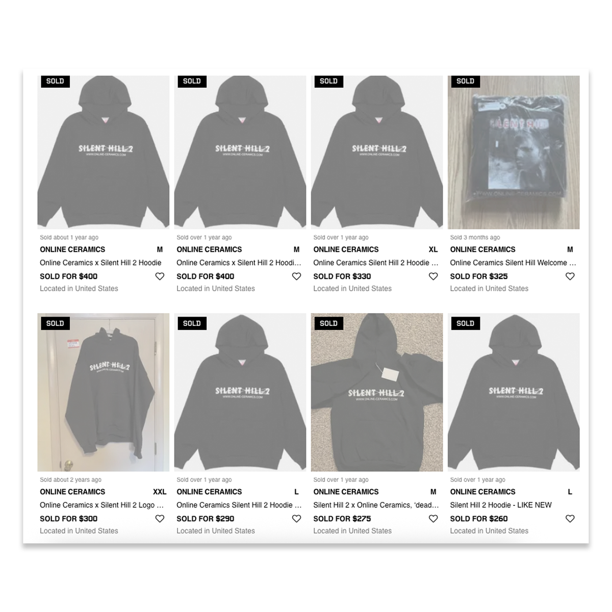 Online Ceramics x Silent Hill 2 Hoodie (2023)