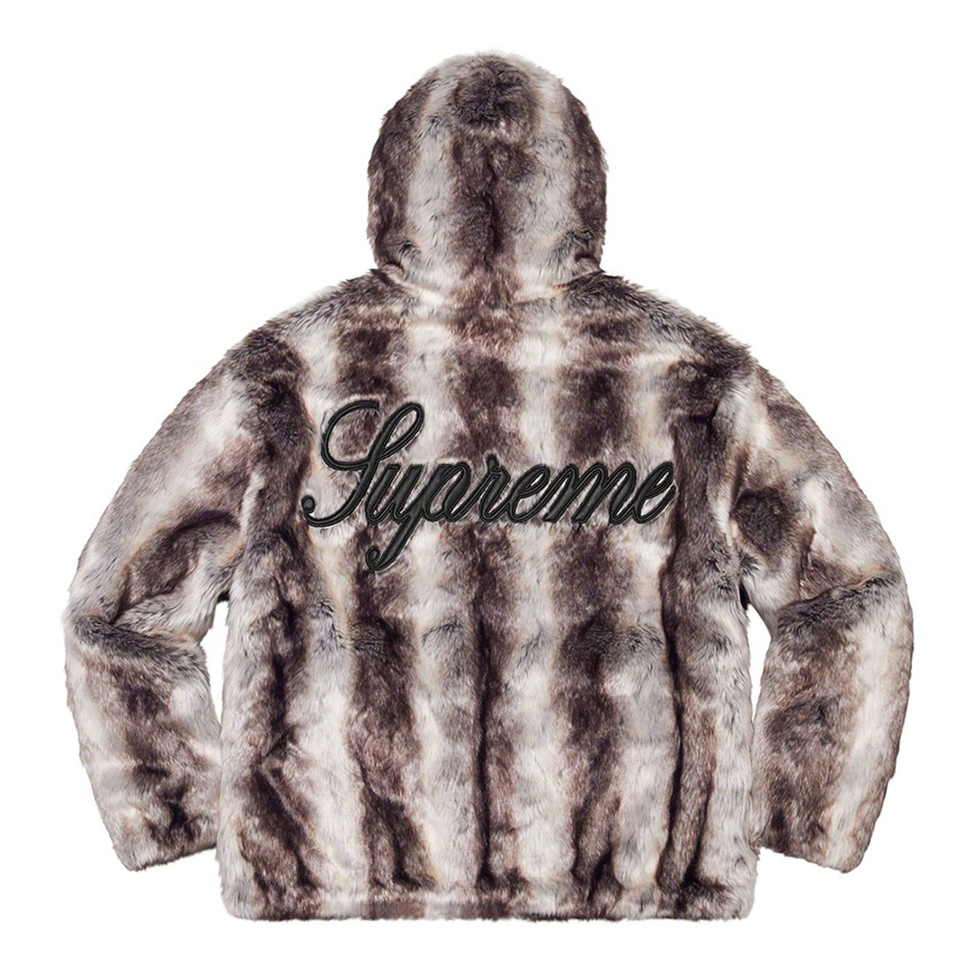 Supreme FW20 Faux Fur Reversible Hooded Jacket