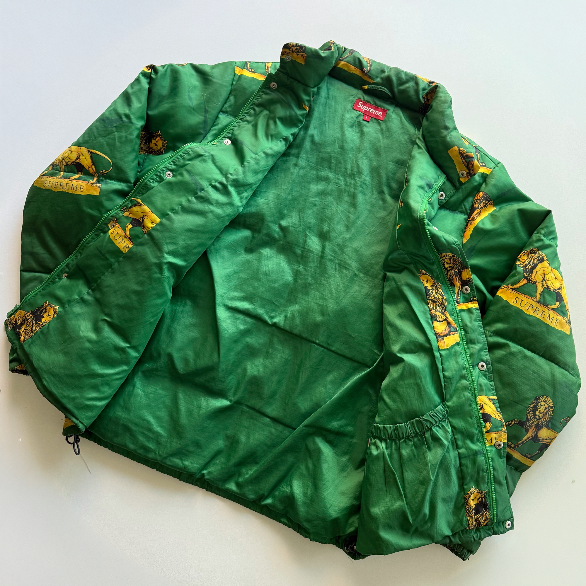 Supreme FW13 Lions Puffy Jacket
